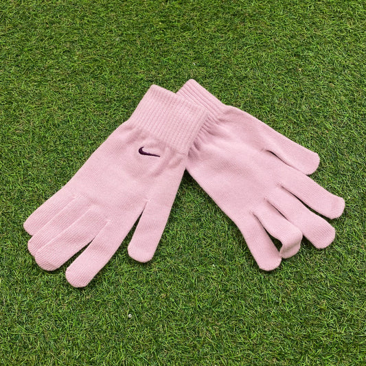 Vintage Nike Fleece Gloves Pink