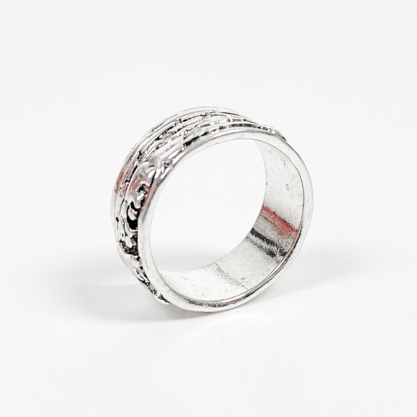 Retro Vintage Polar Bear Ring Silver