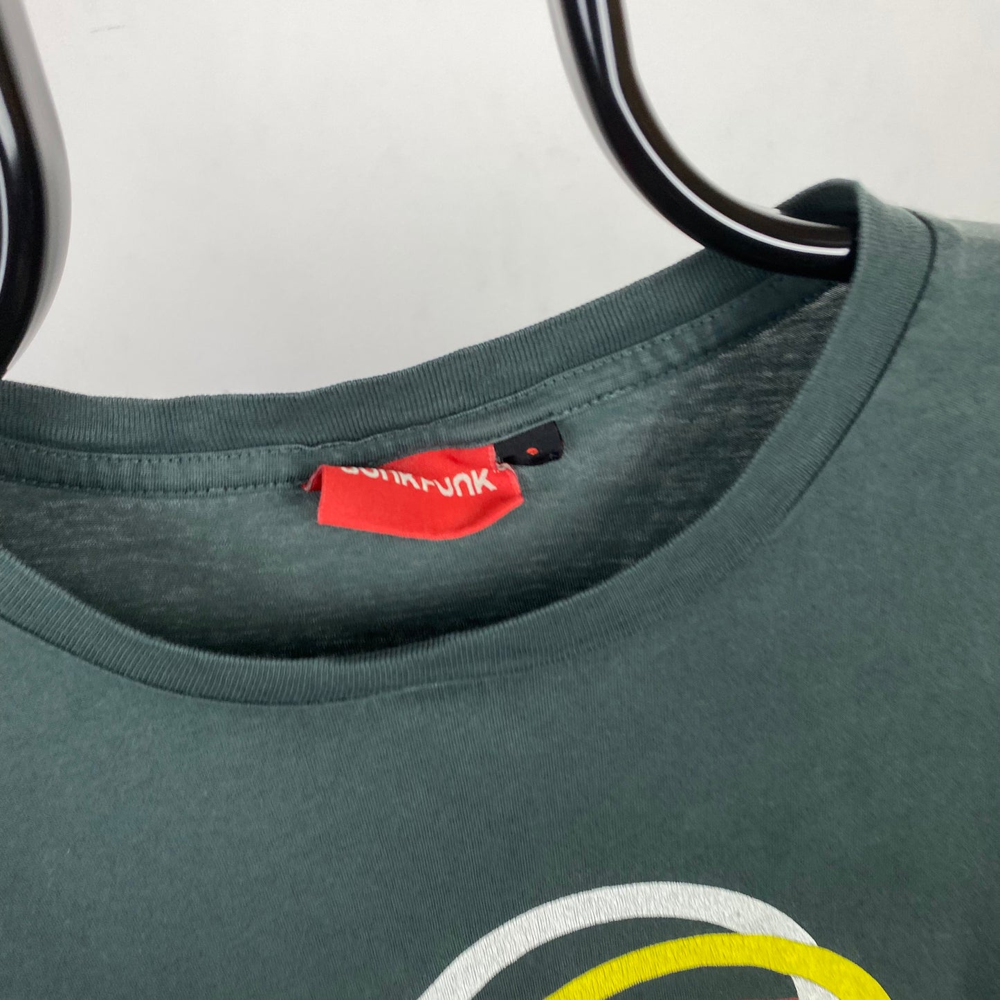 Retro Cylcing T-Shirt Grey Small