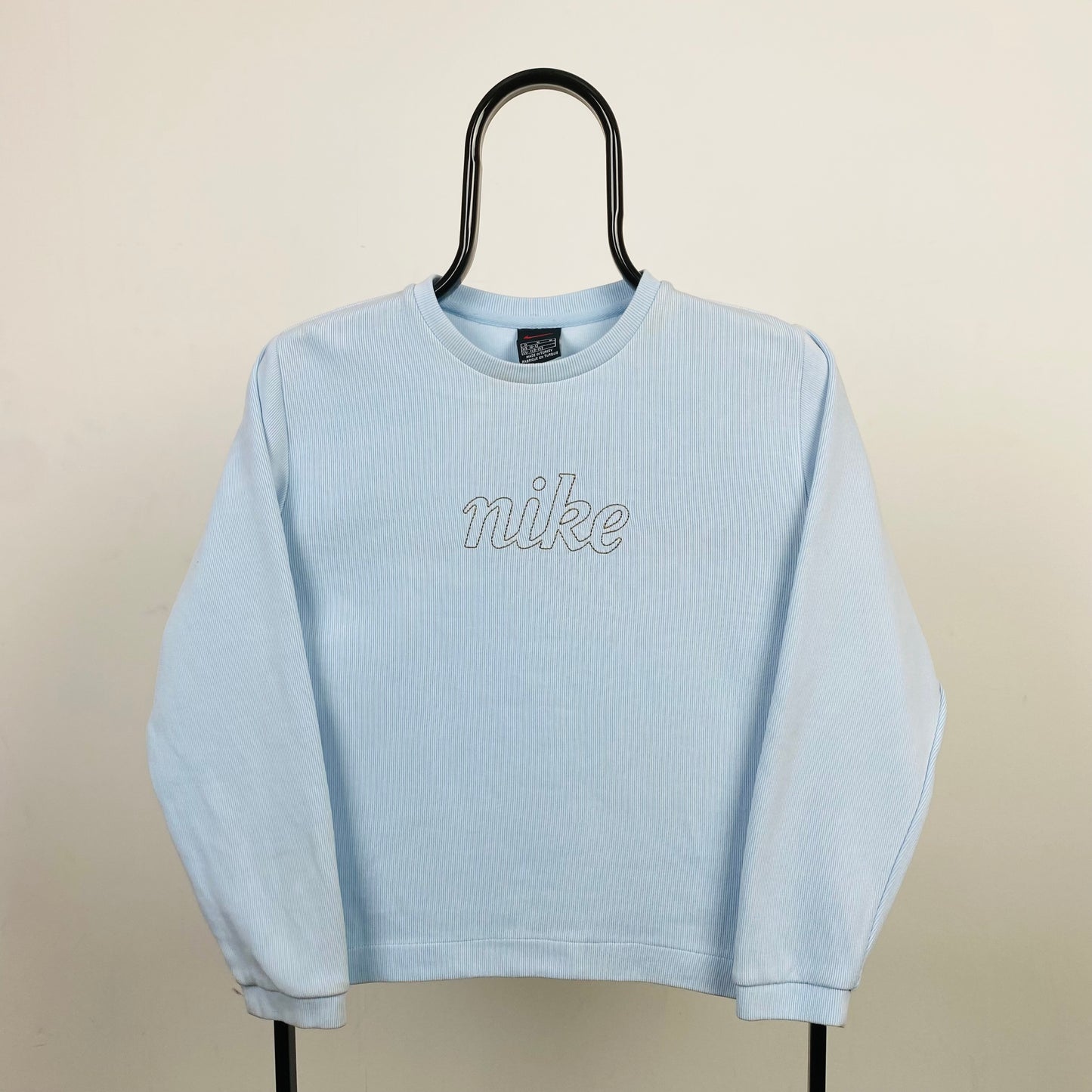 90s Nike Sweatshirt Baby Blue XS