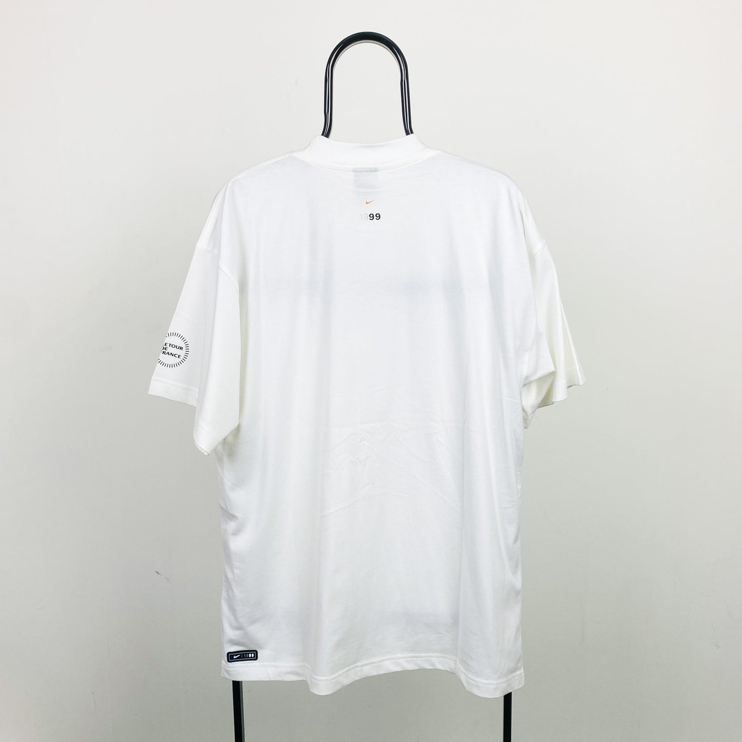 90s Nike Tour De France T-Shirt White Medium