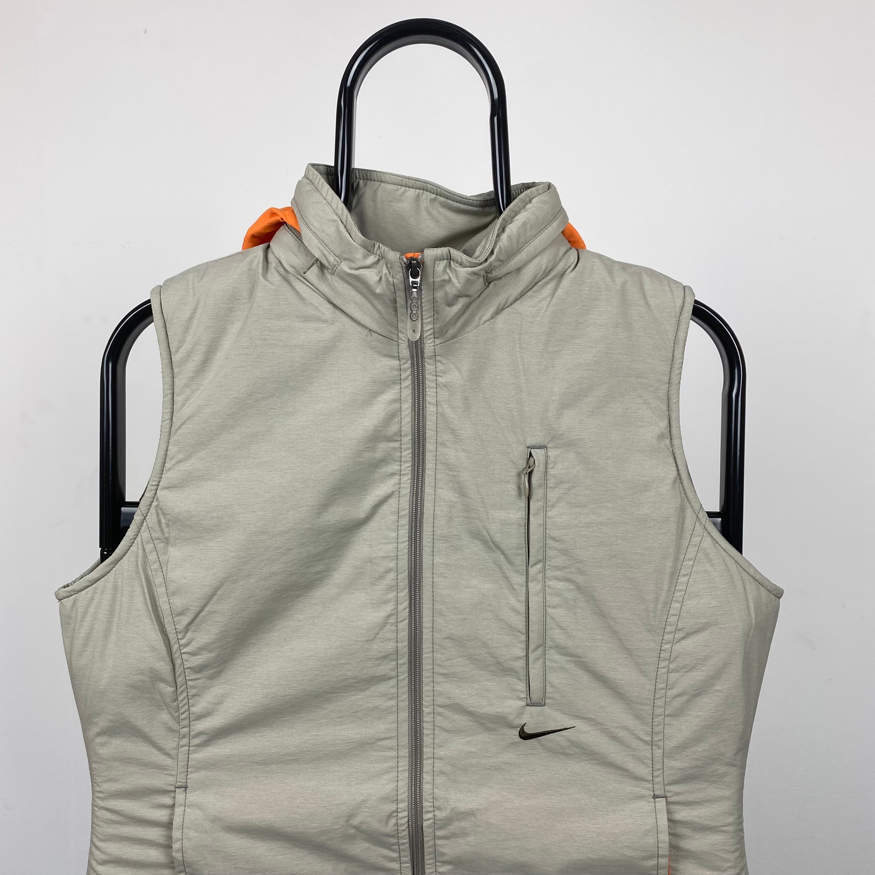 Lightweight Nike Gilet Herren NIKE AEROLOFT GILET GREY/BLACK