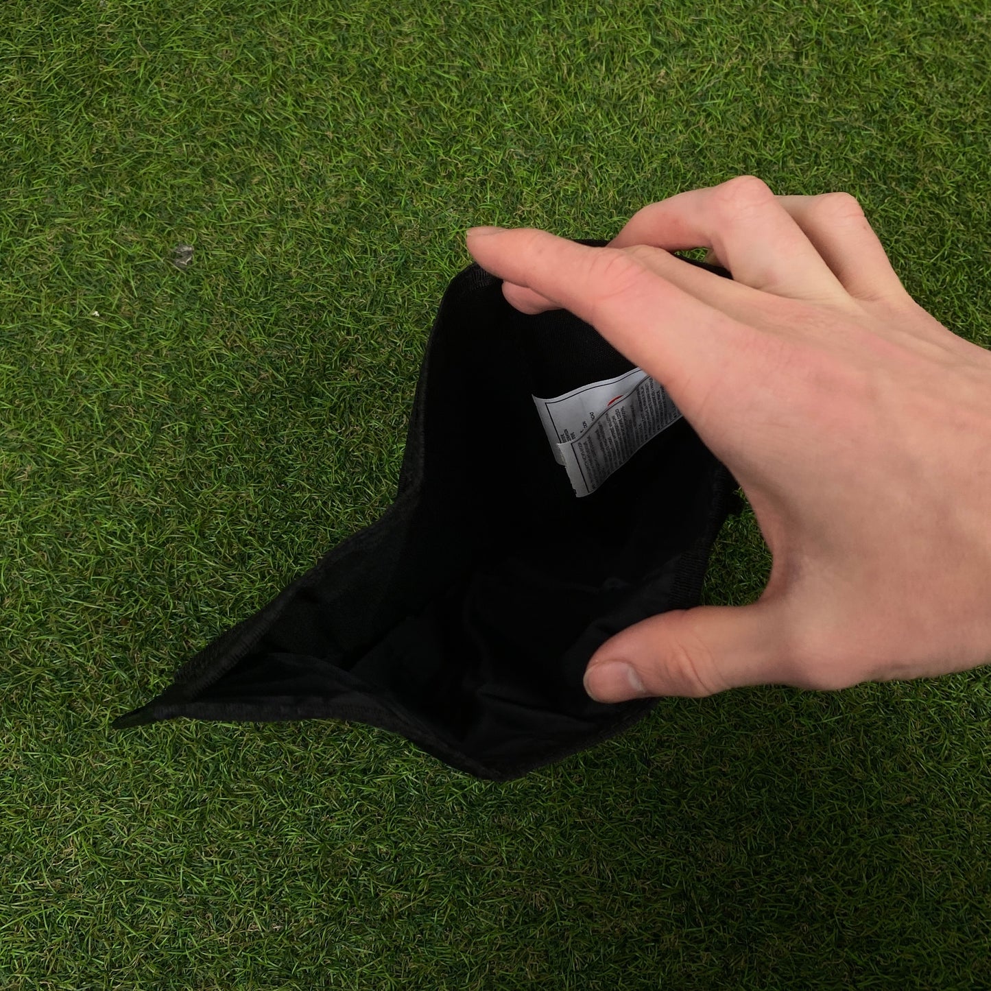 00s Nike Tri-Fold Wallet Card Holder Black