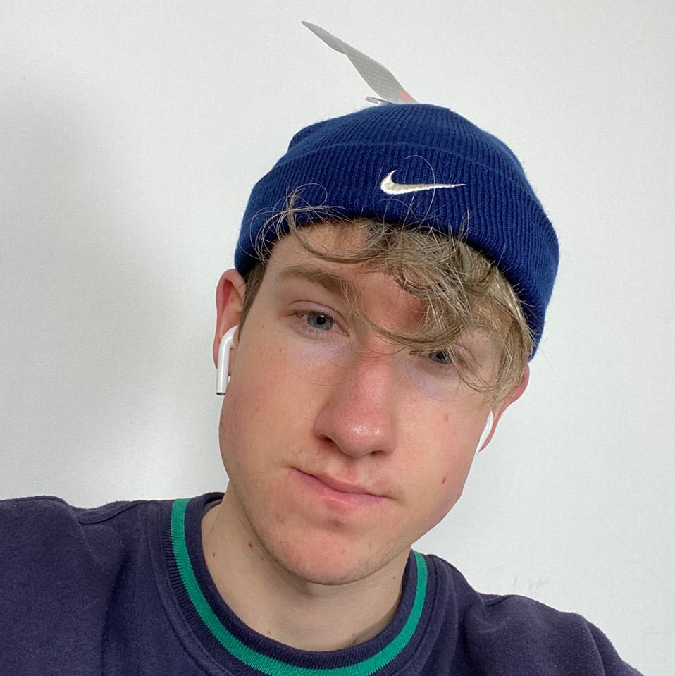 Nike Beanie Hat in Navy Blue
