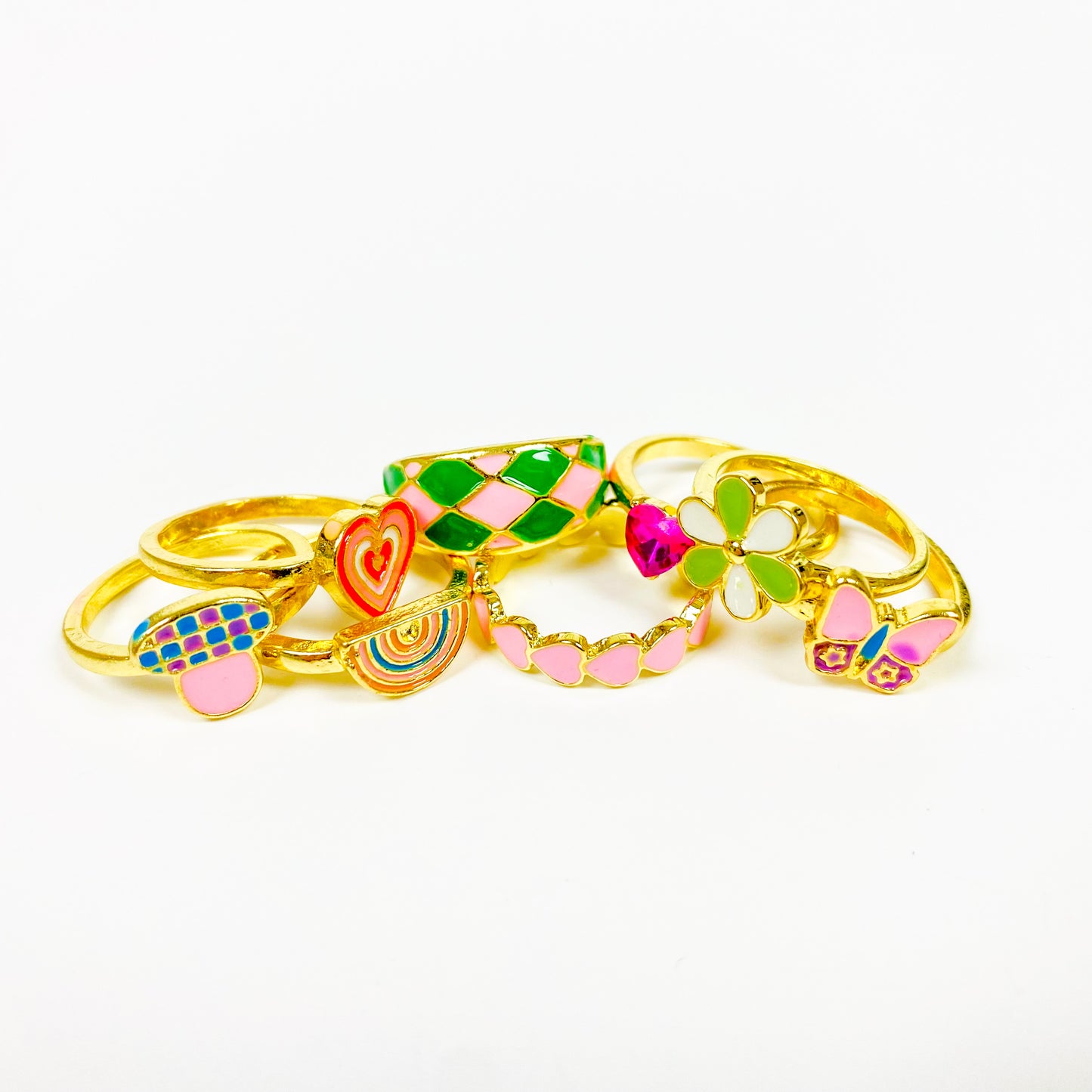 Vintage Mushroom Signet Ring Gold