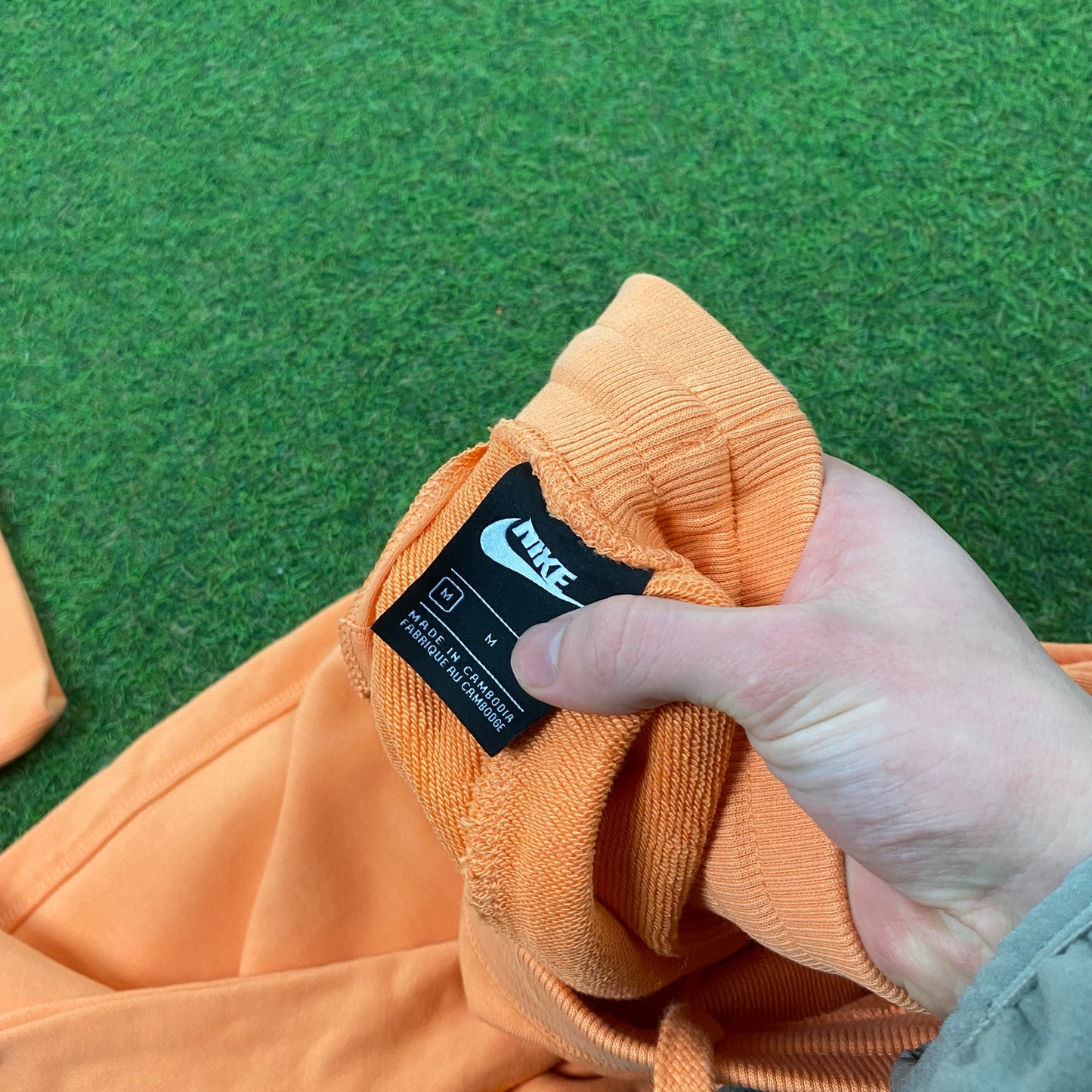00s Nike Cotton Joggers Peach Orange Medium