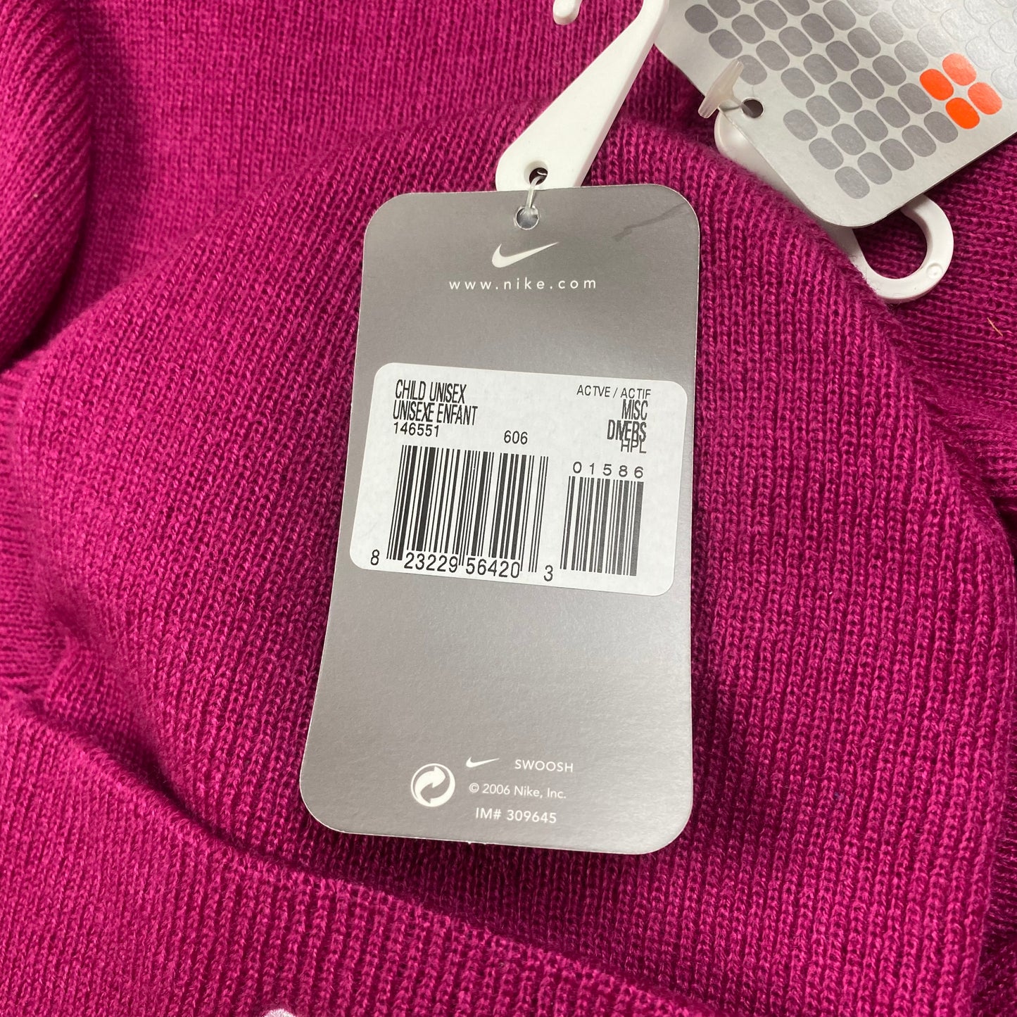 Vintage Nike Beanie Hat Pink