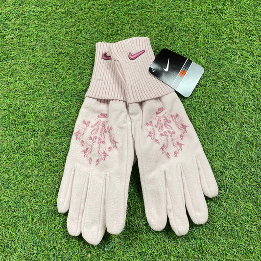 Vintage Nike Fleece Gloves Pink