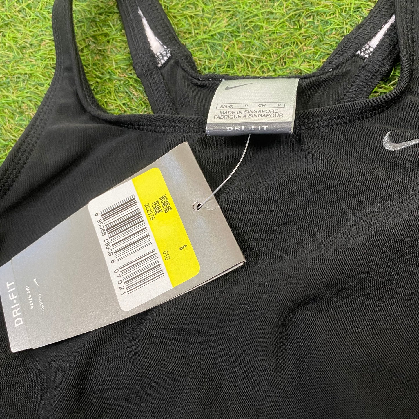 Vintage Nike Sports Bra Black Small 4-6
