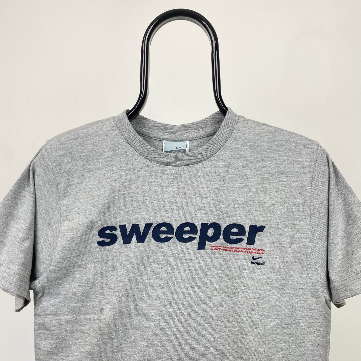 00s Nike Town Football T-Shirt Grey XS