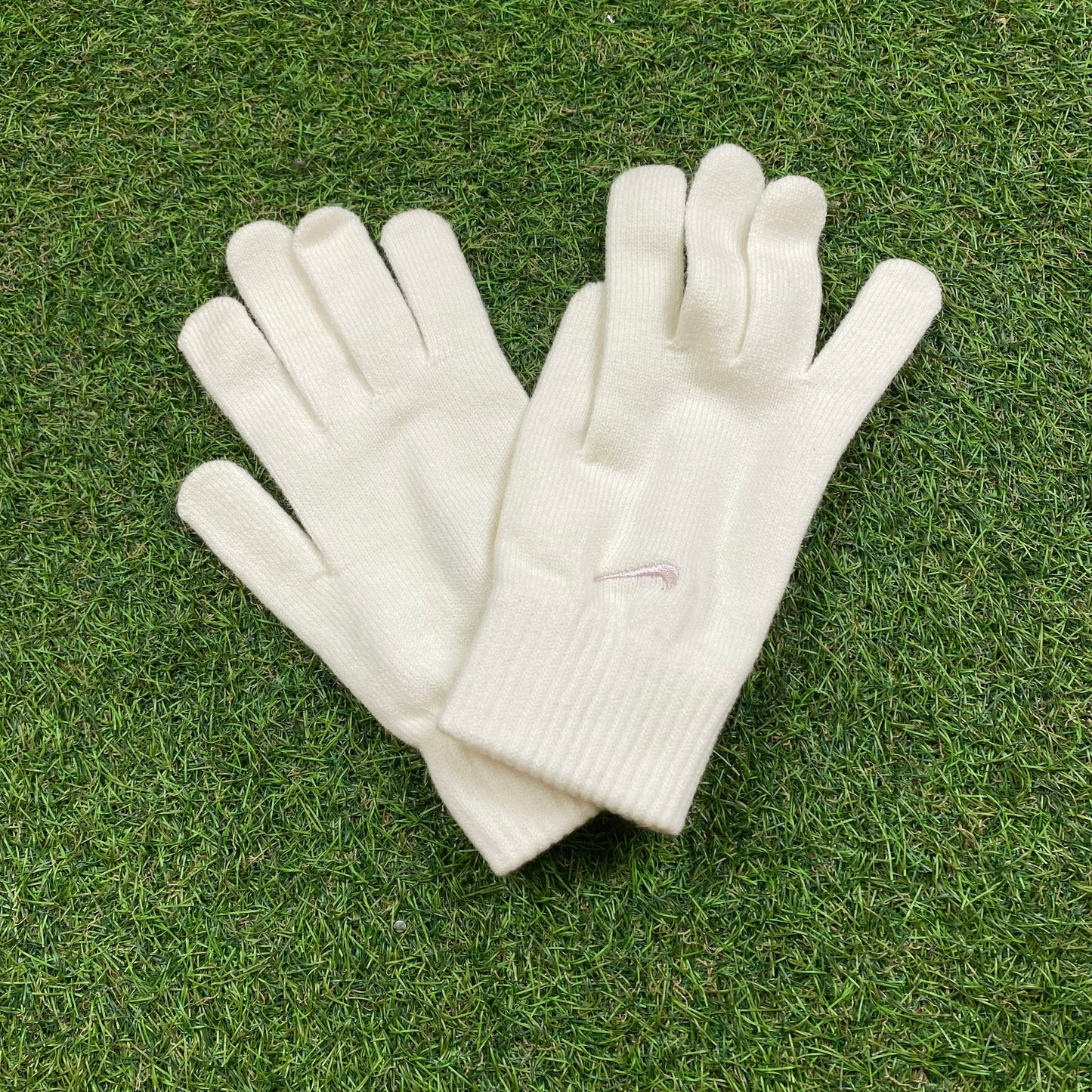 Vintage Nike Fleece Gloves Tan Brown