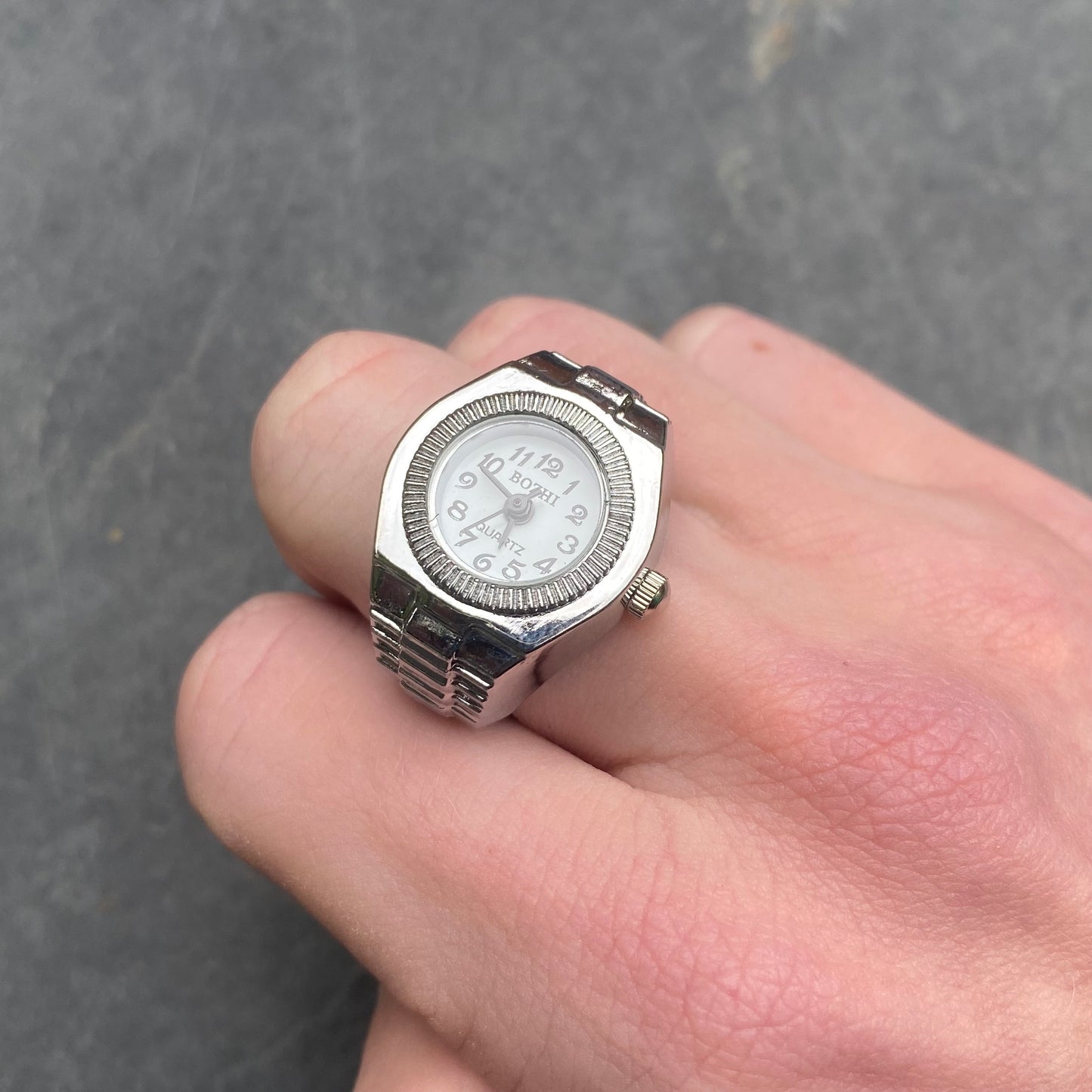 Retro Adjustable Watch Ring