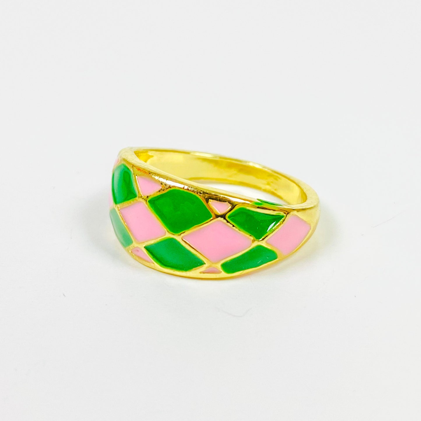 Vintage Circular Band Ring Gold