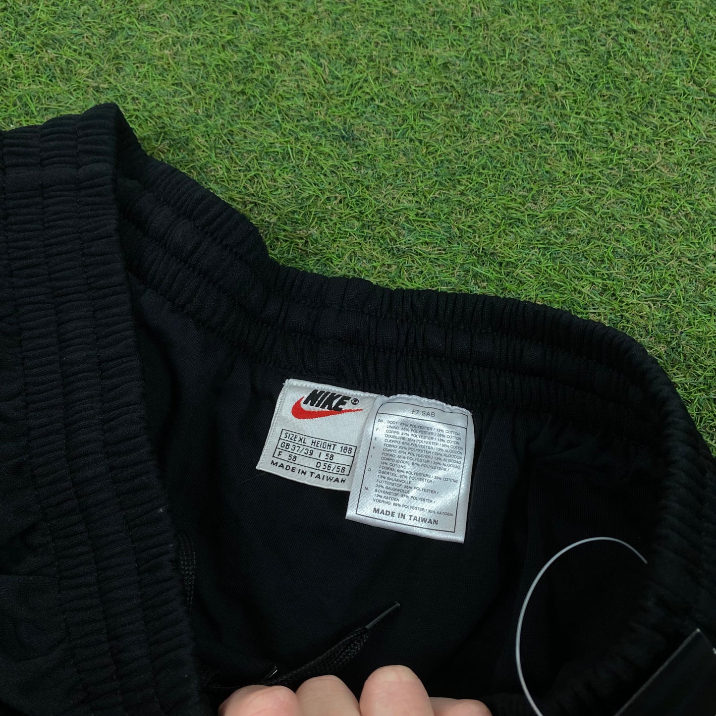 90s Nike Football Shorts Black XL