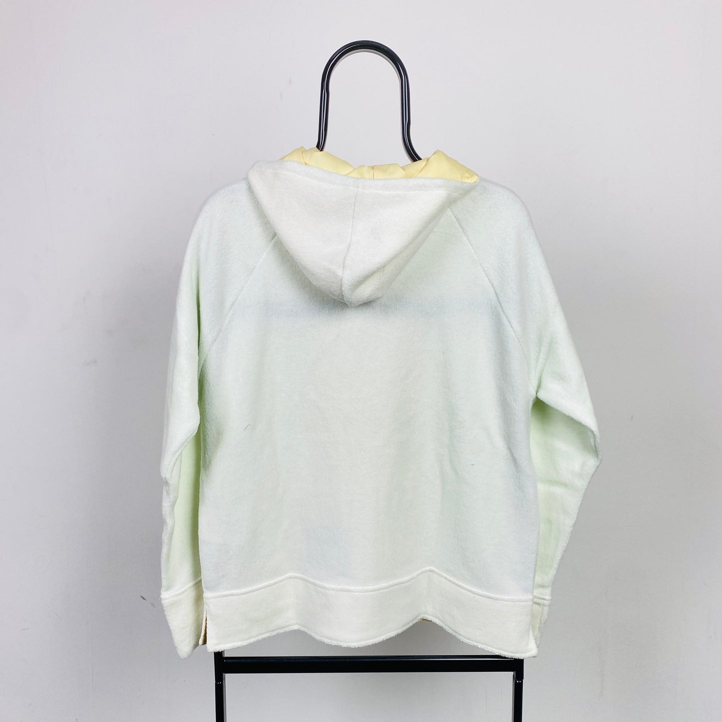 00s Nike Teddy Fleece Hoodie White Cream Small