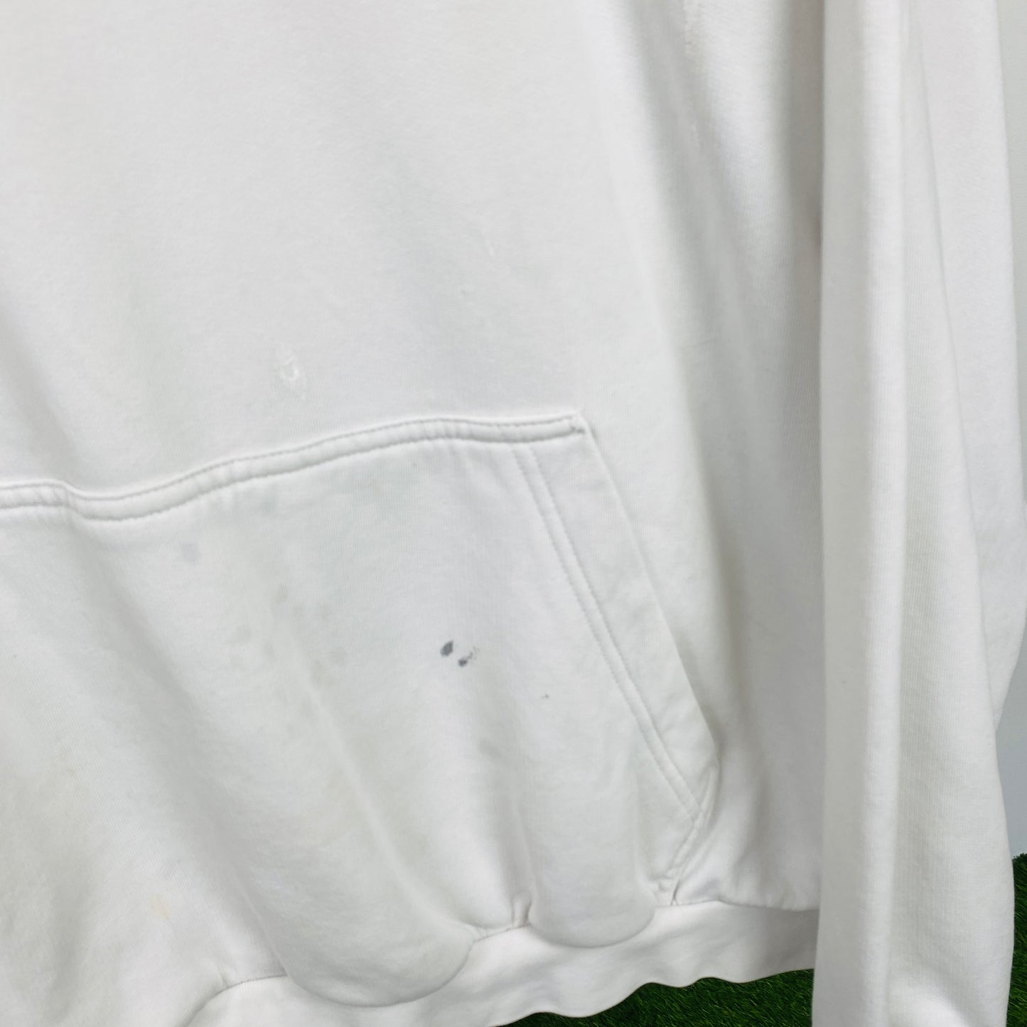 00s Nike Athletic Hoodie White XL