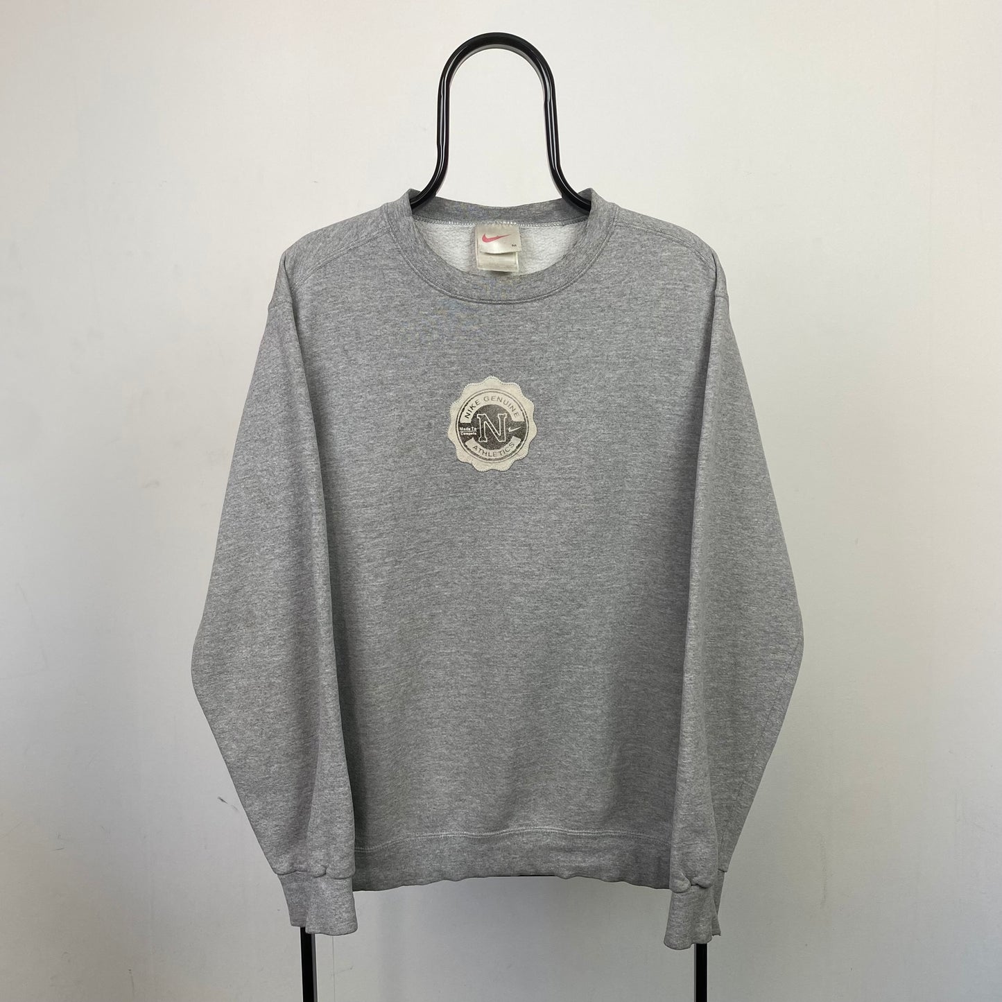 90s Nike Sweatshirt Grey Medium