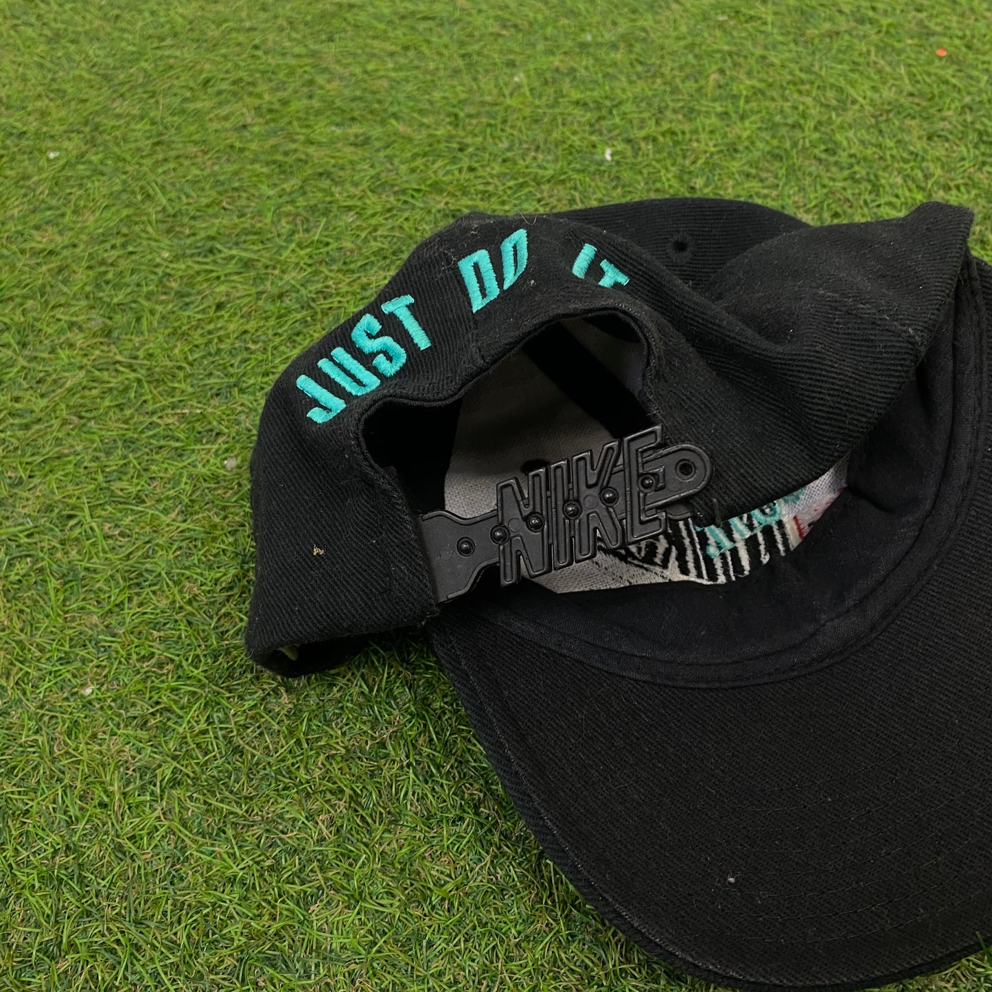 90s Nike Spell Out Hat Blue