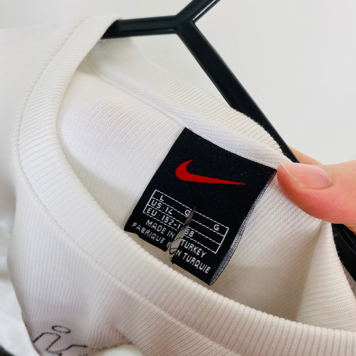 00s Nike Sweatshirt White Small
