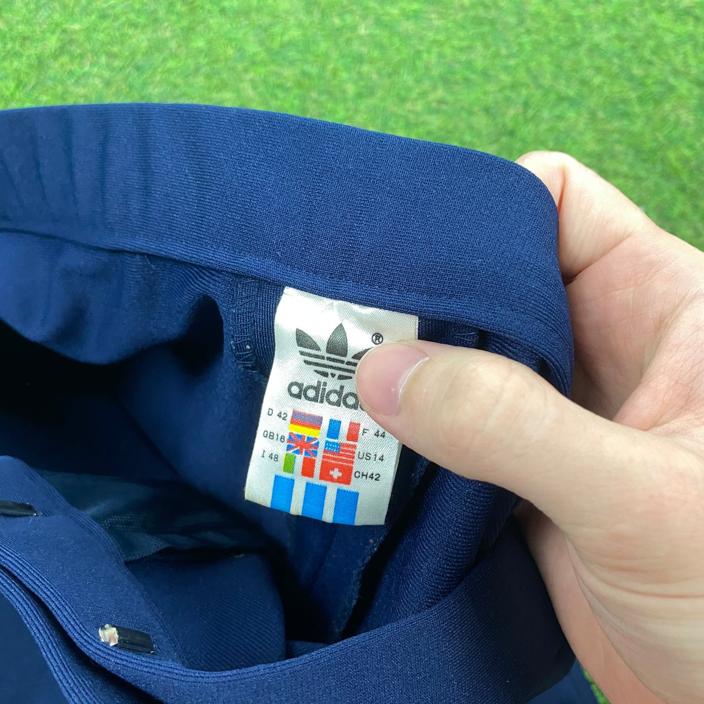 90s Adidas Tennis Shorts Blue XS