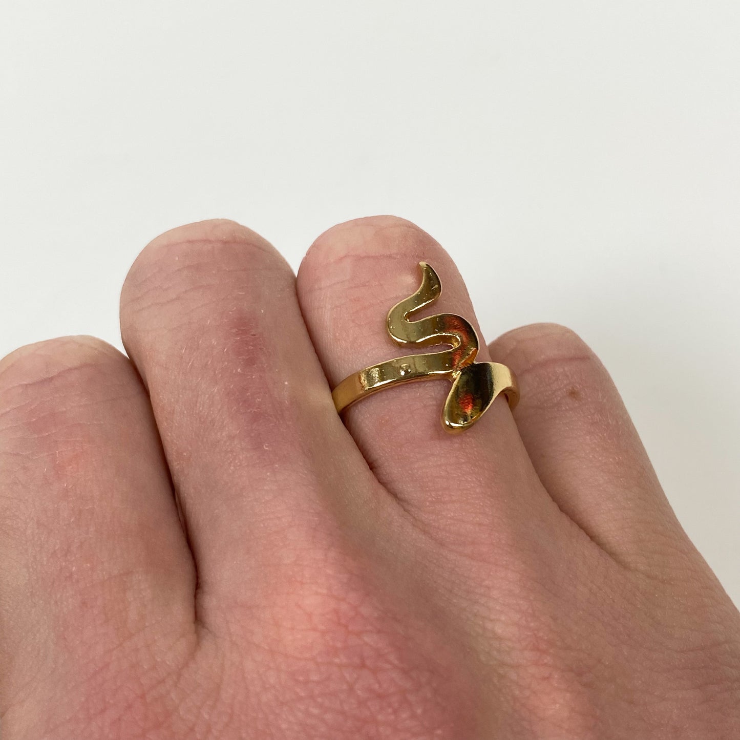 Vintage Snake Ring Gold