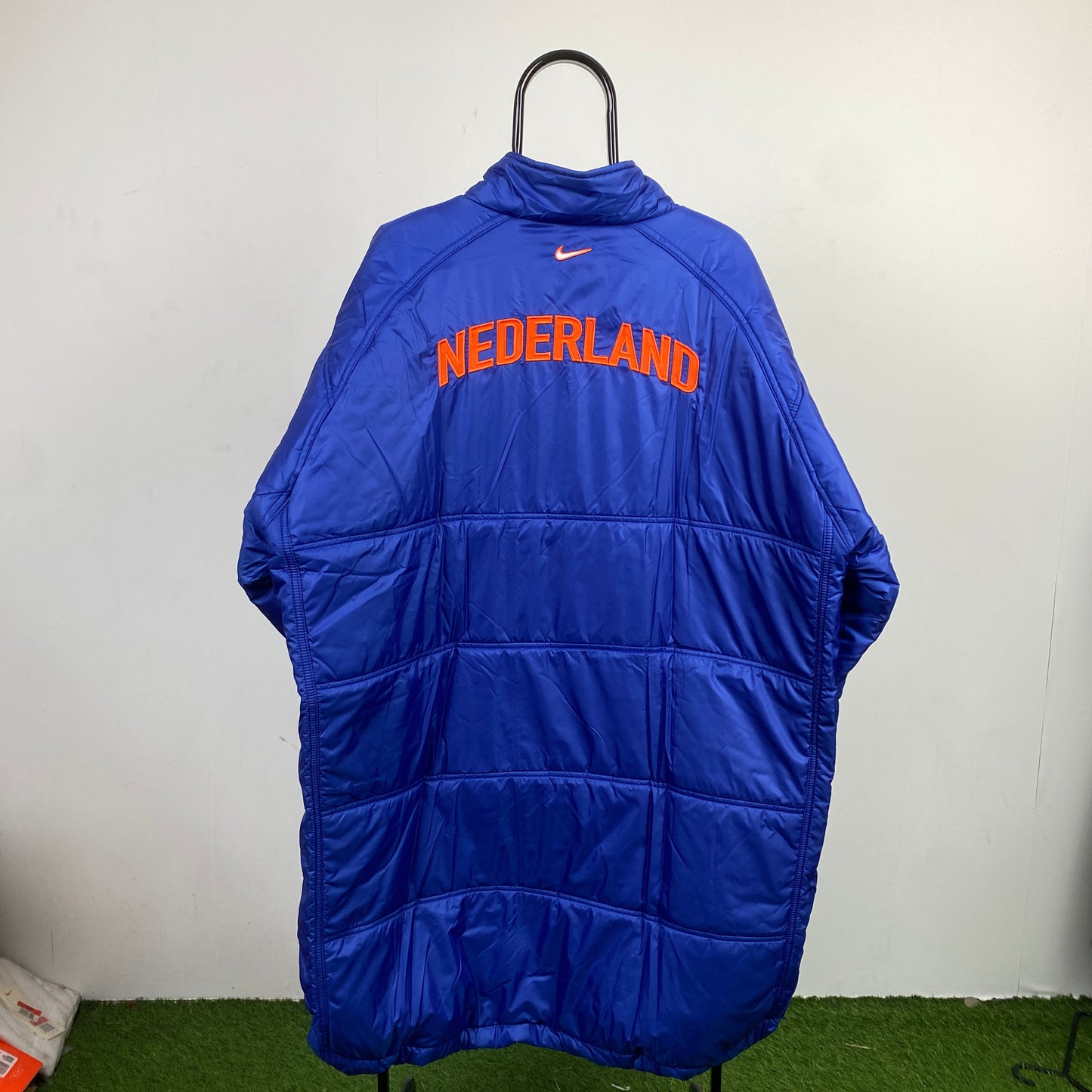 90s Nike Netherlands Down Puffer Jacket Blue XL/XXL