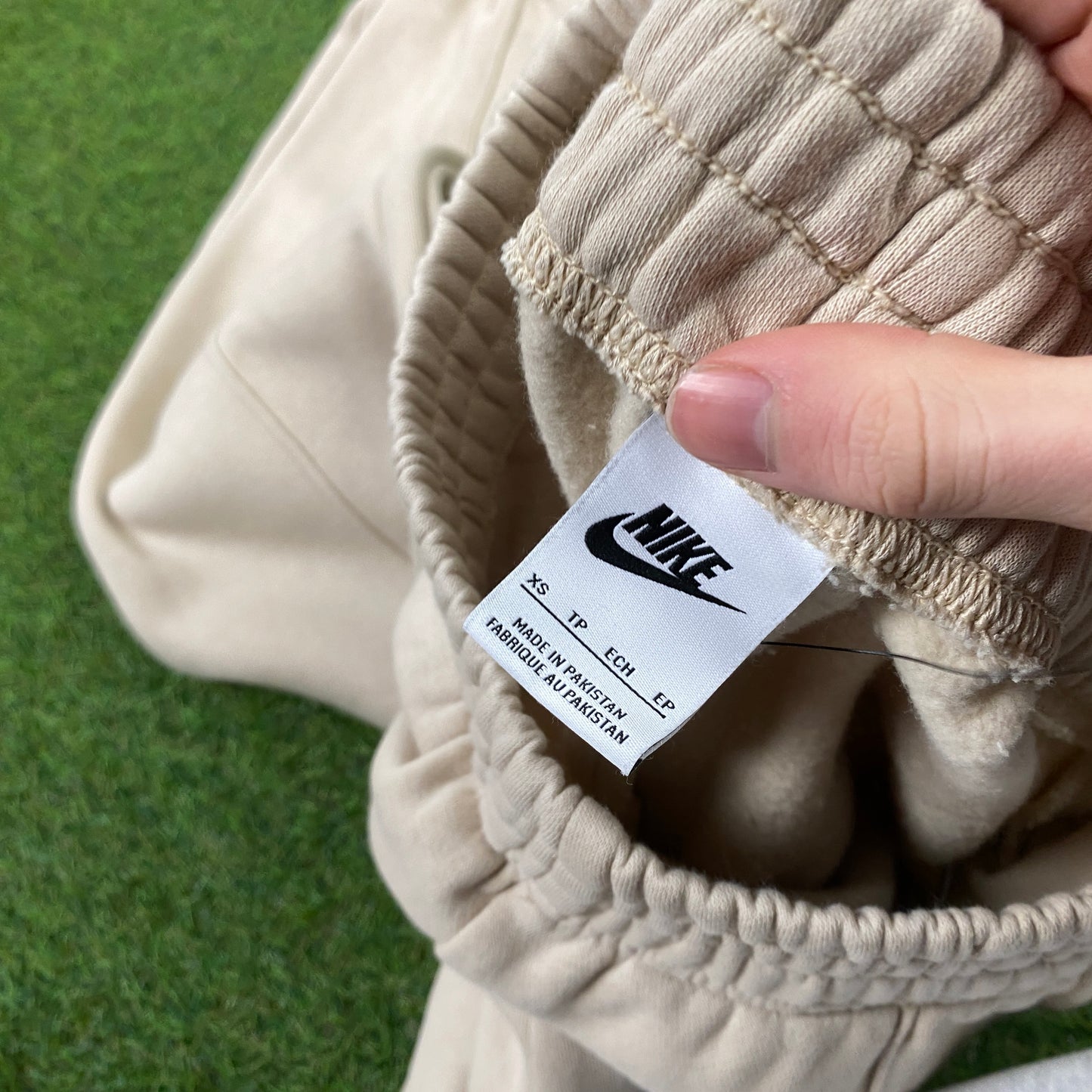 00s Nike Cotton Joggers Brown XS