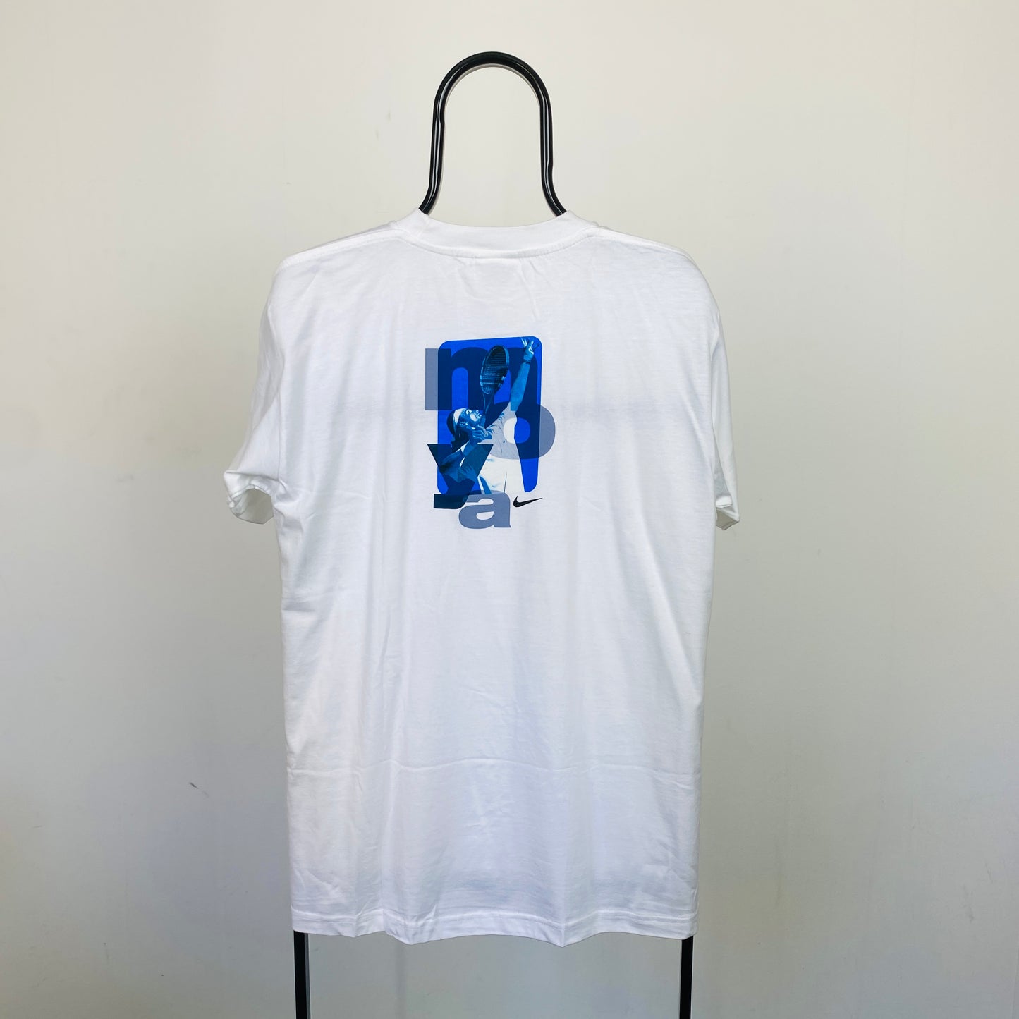 90s Nike Carlos Moya T-Shirt White Small