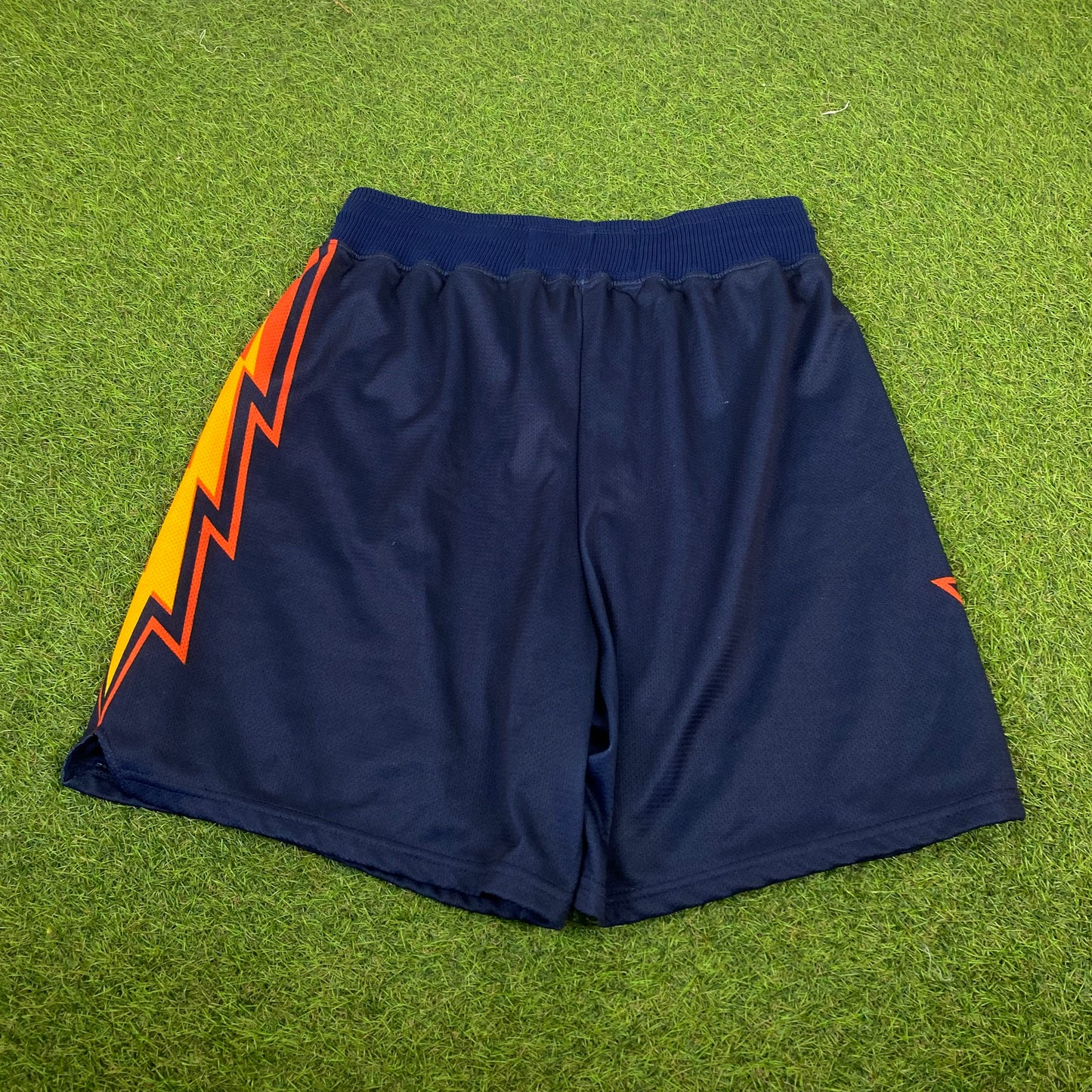 90s Champion Golden State Warriors Basketball Shorts Blue XL