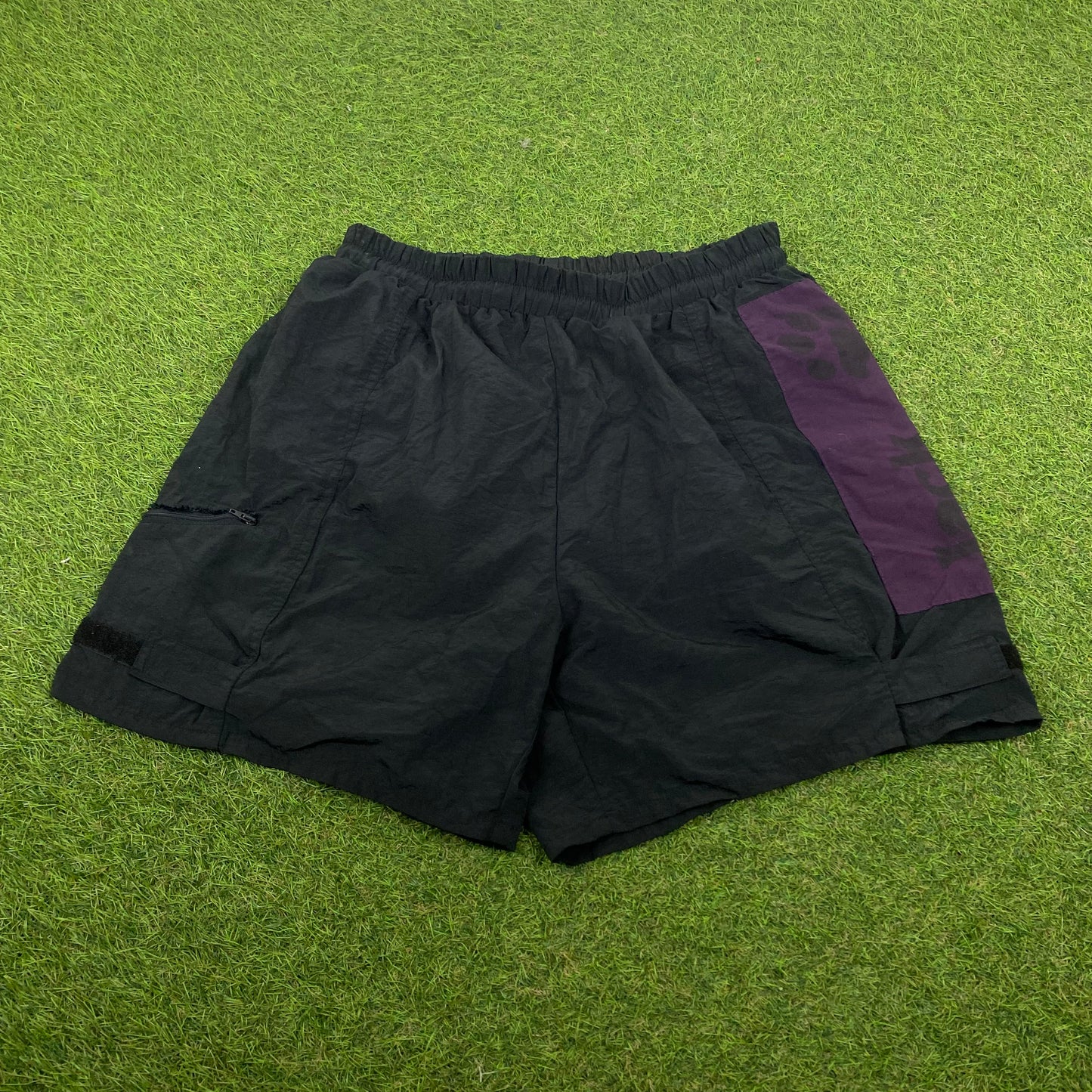 Retro Jack Wolfskin Shorts Black XL