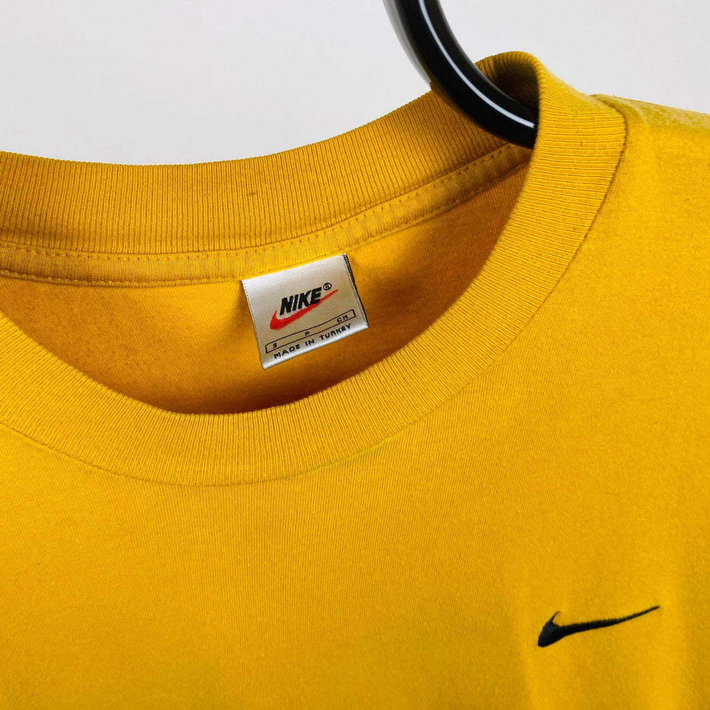 90s Nike T-Shirt Yellow Small
