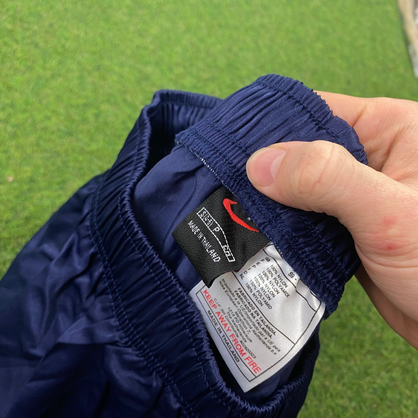 00s Nike Nylon Shorts Blue Small