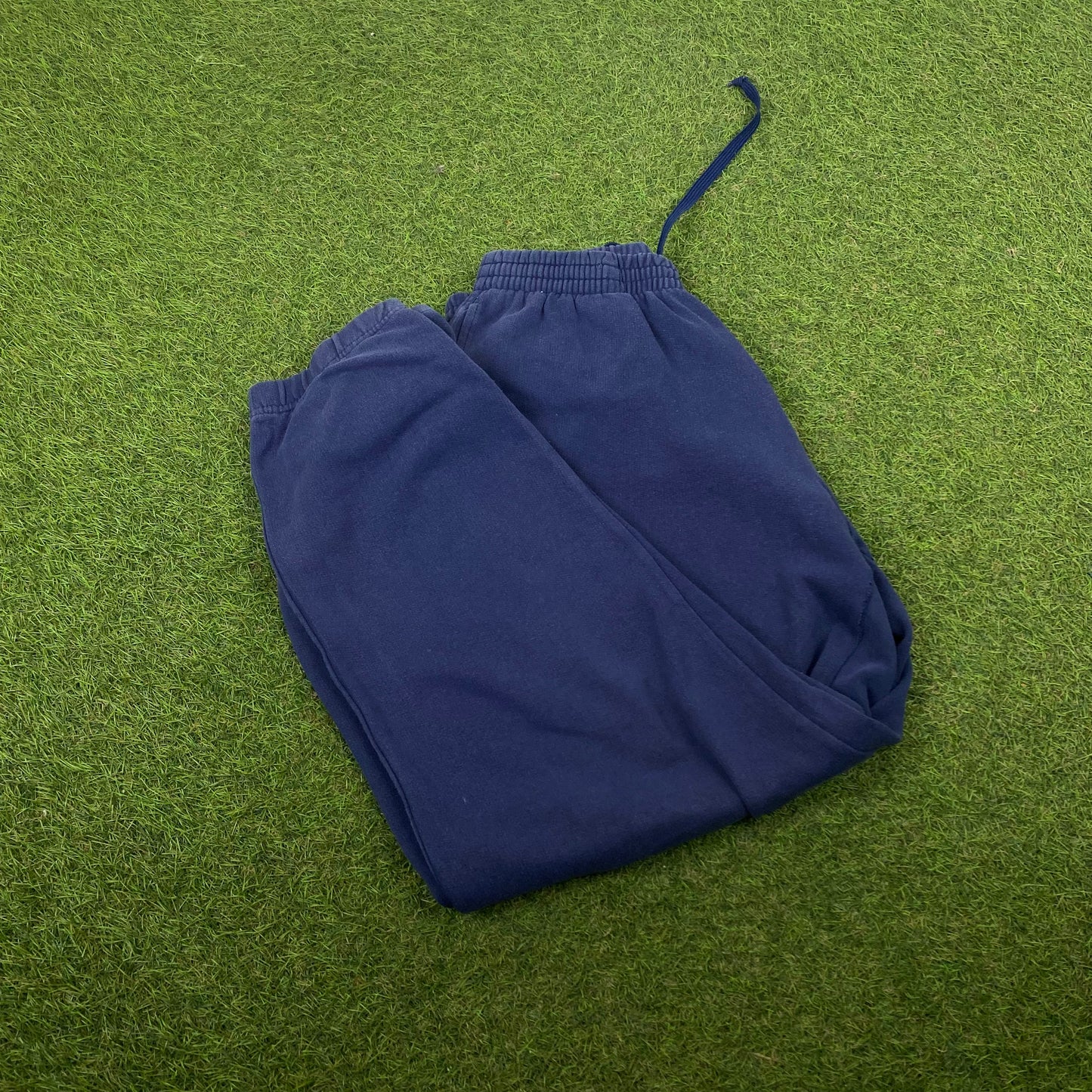 90s Nike Cotton Joggers Blue XS