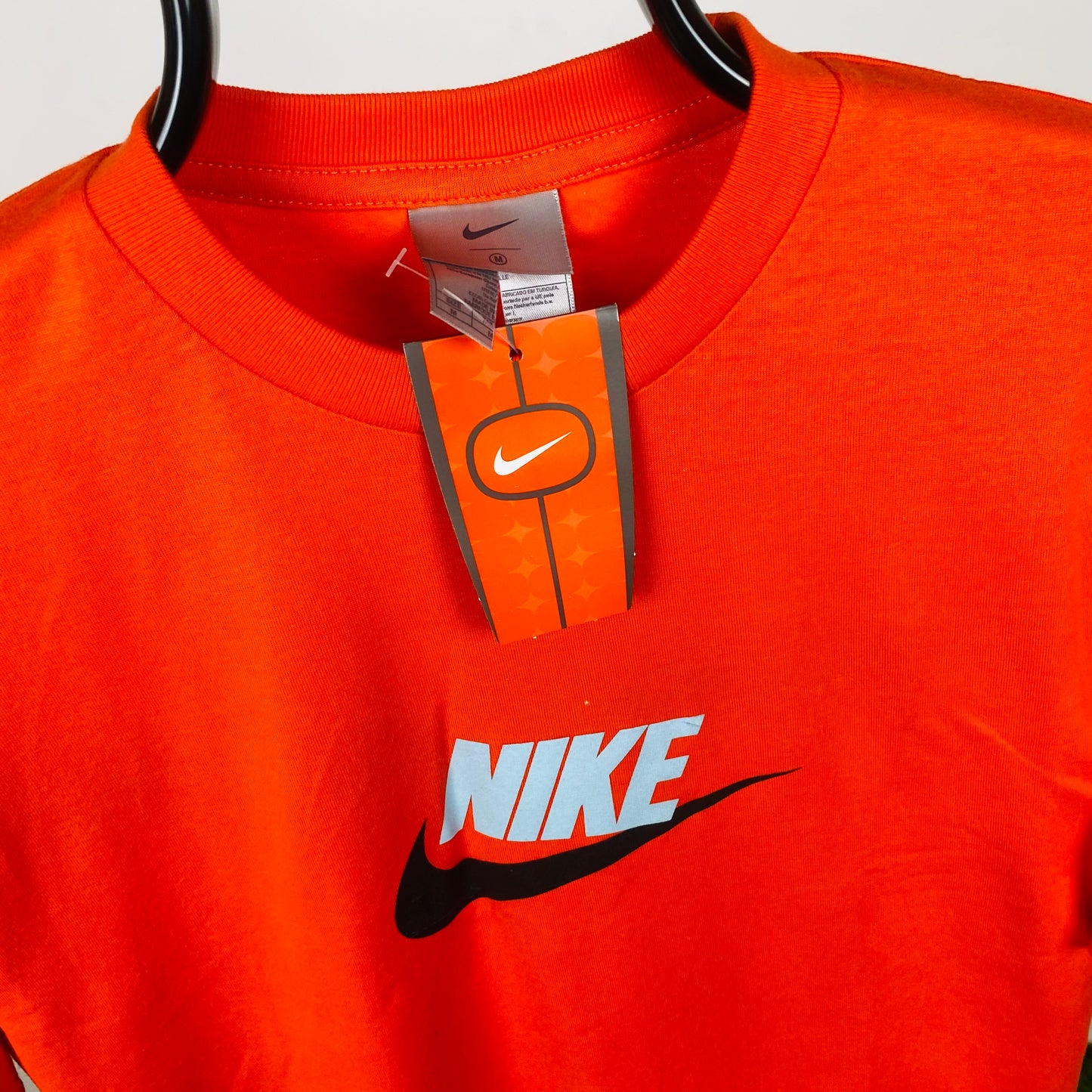 Vintage Nike T-Shirt Orange Medium