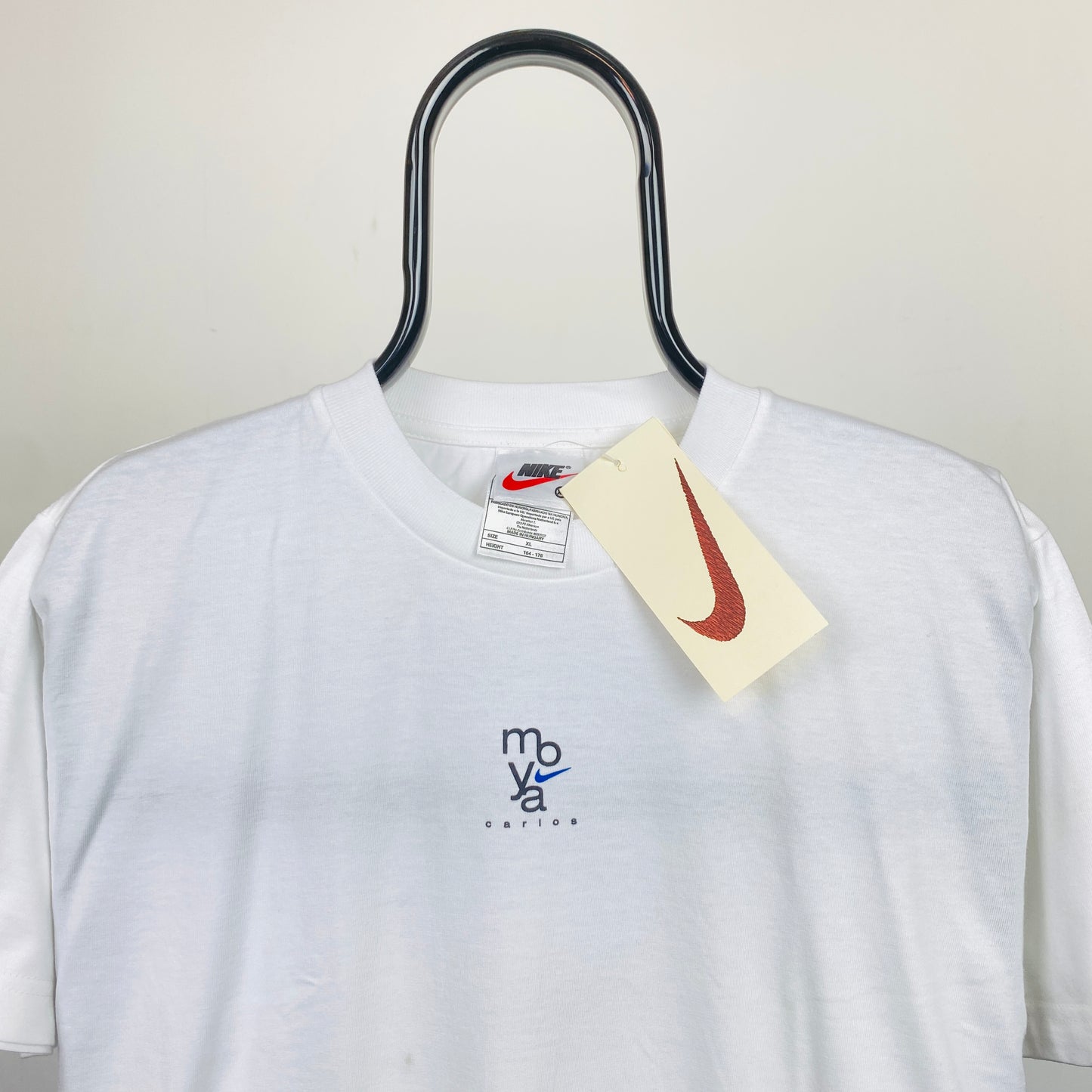 90s Nike Carlos Moya T-Shirt White Small