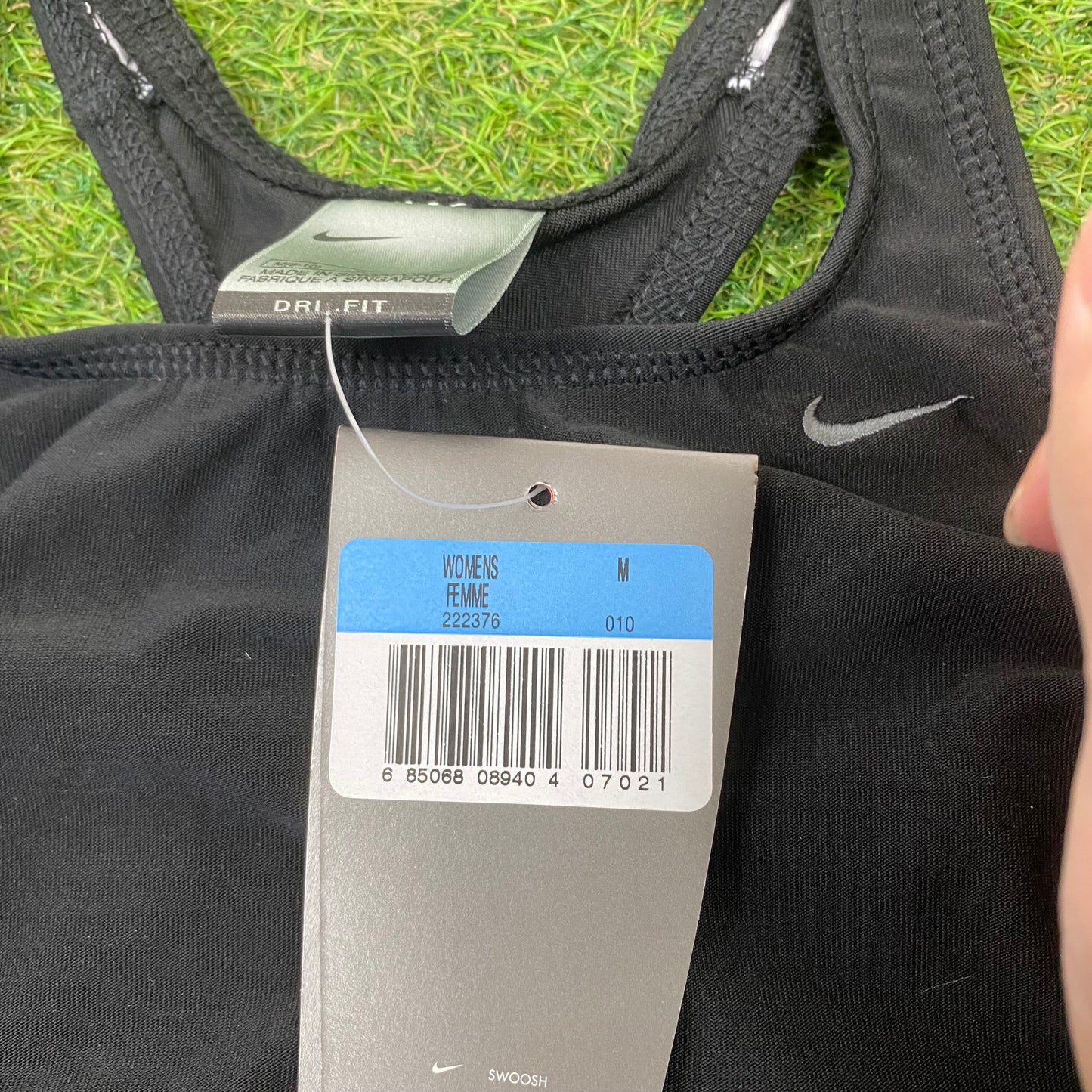 Vintage Nike Sports Bra Black Medium 8-10