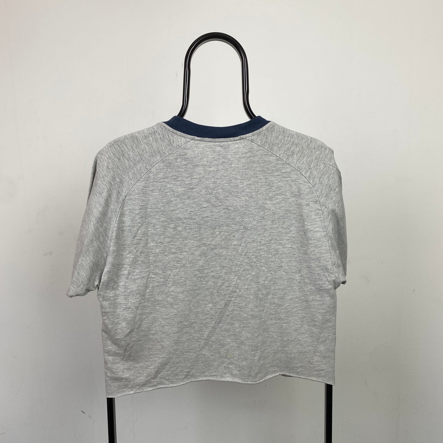 90s Nike Cropped T-Shirt Grey Small