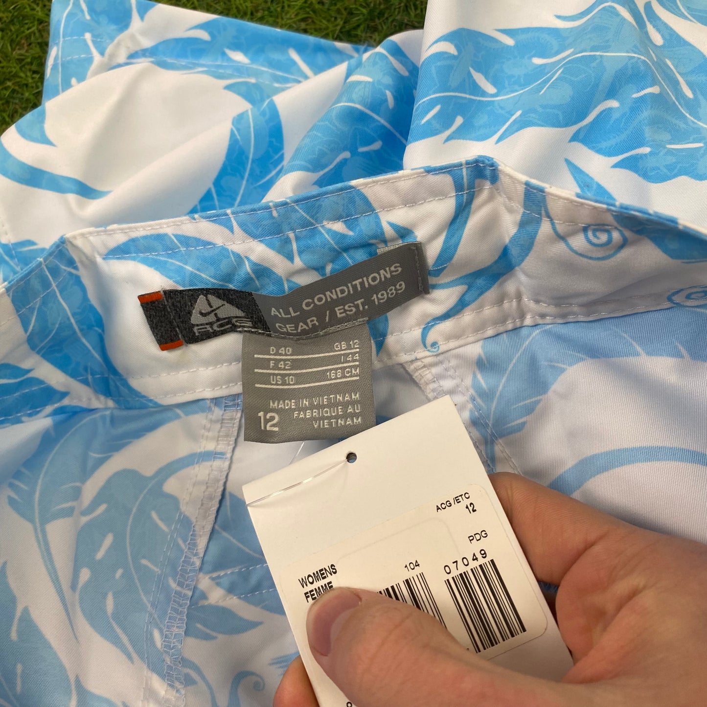 00s Nike ACG Beach Swim Shorts Baby Blue Large