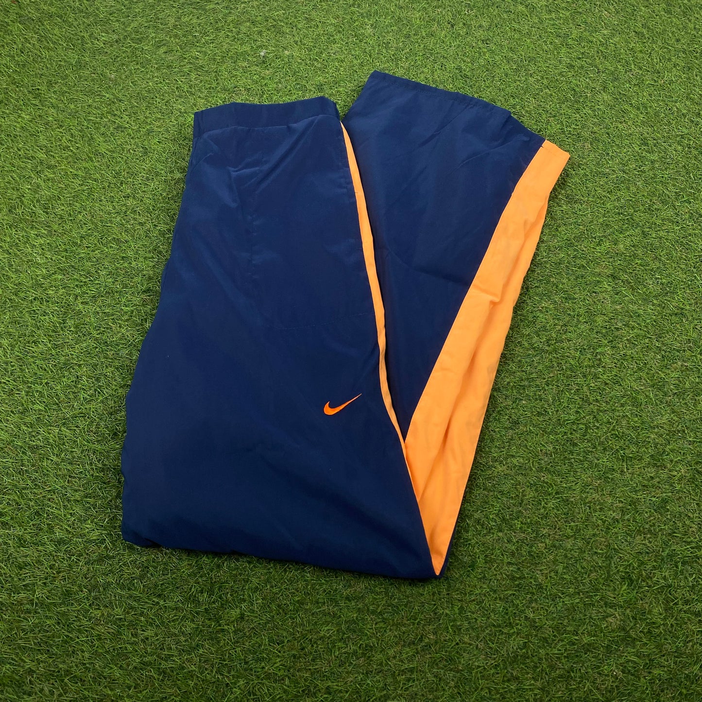 00s Nike Piping Joggers Blue Small