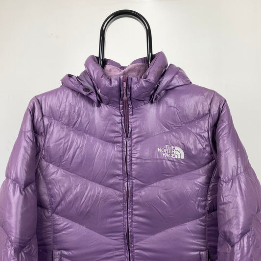 90s The North Face Puffer Jacket Purple XS