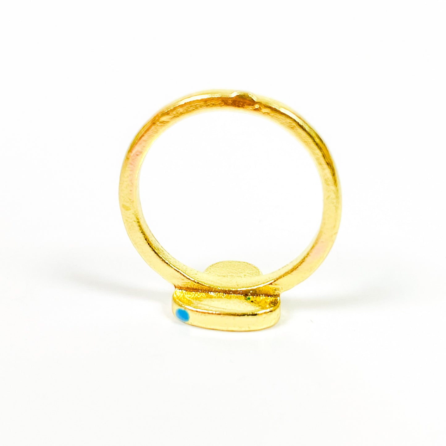 Vintage Mushroom Signet Ring Gold