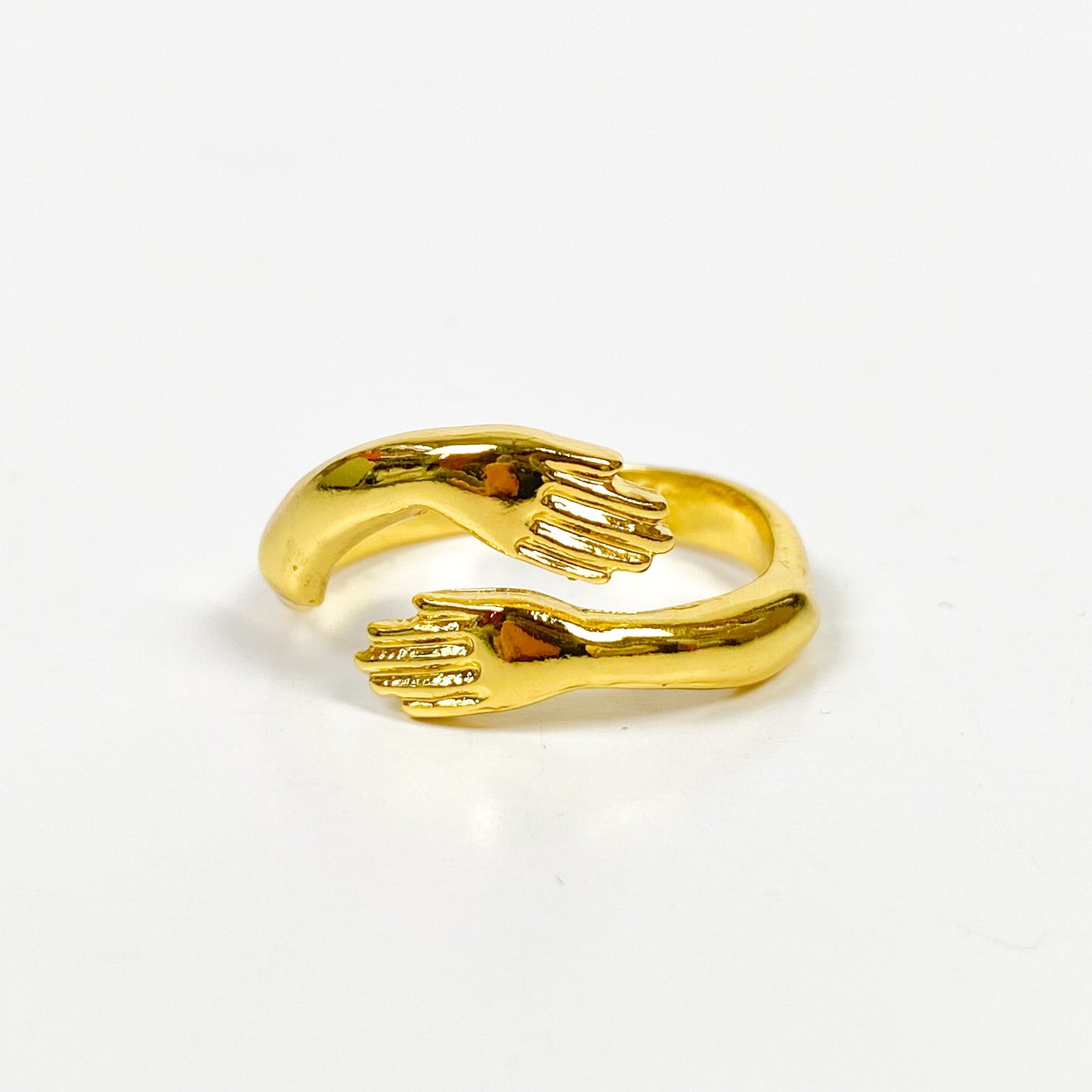 Adjustable Hug Ring Gold