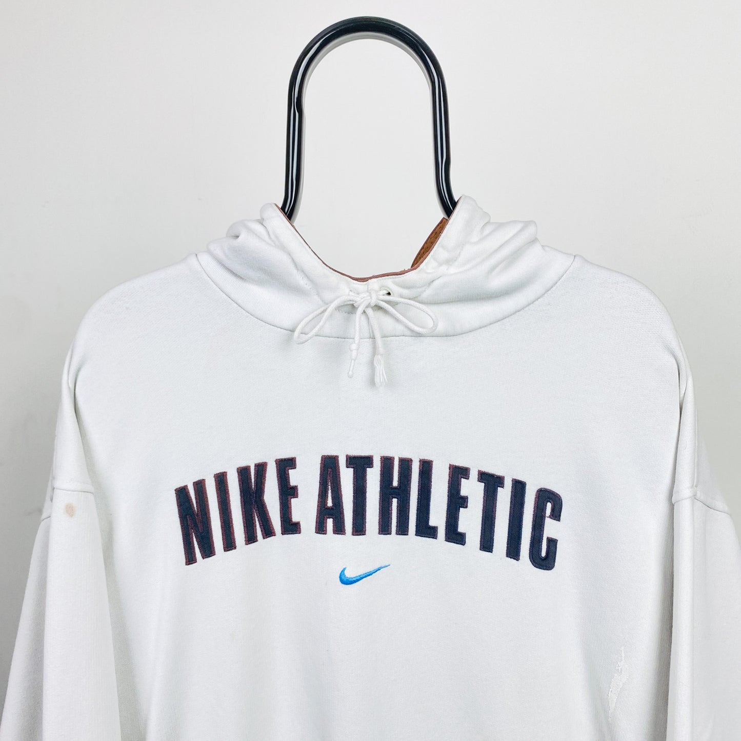 00s Nike Athletic Hoodie White XL