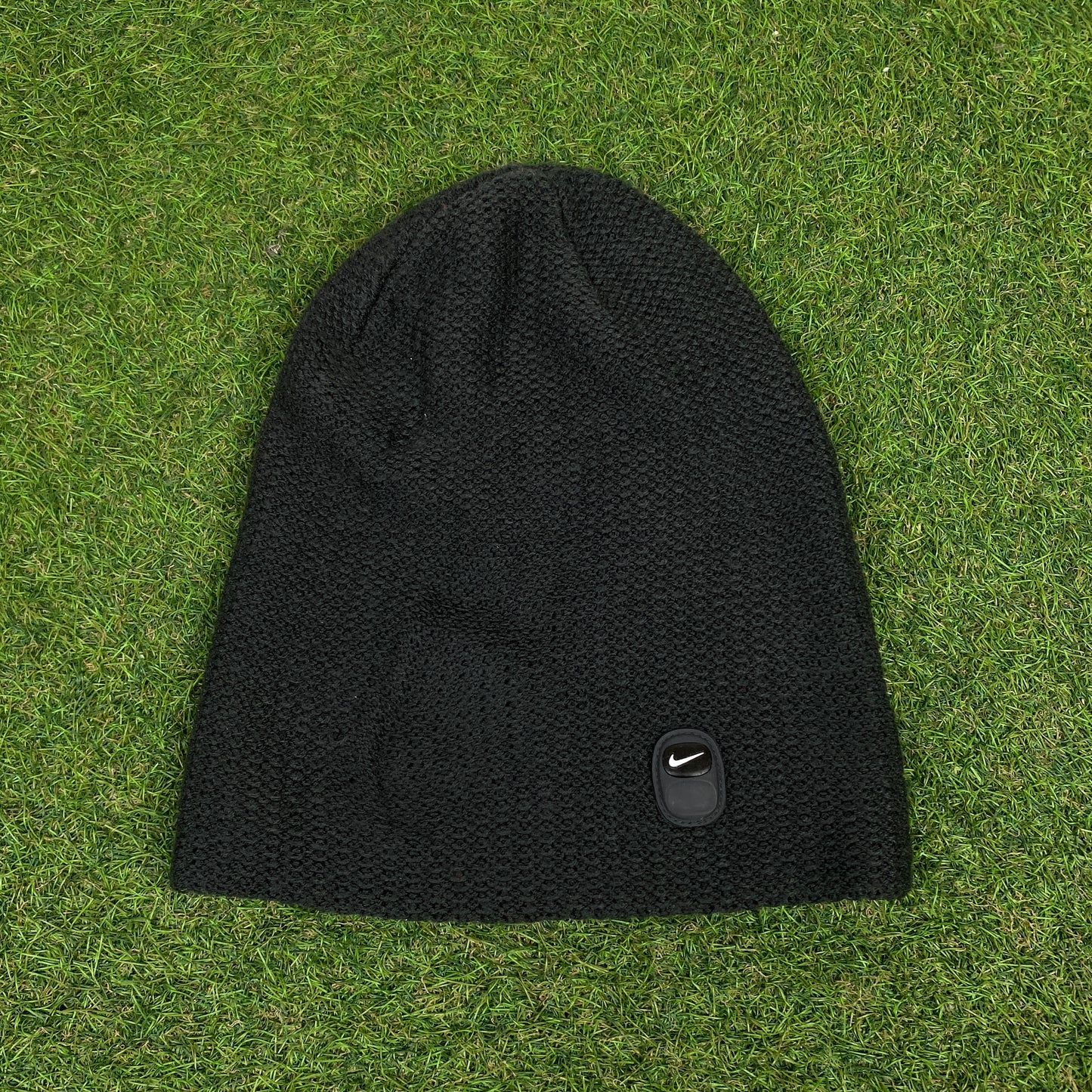 00s Nike Presto Knit Beanie Hat Black