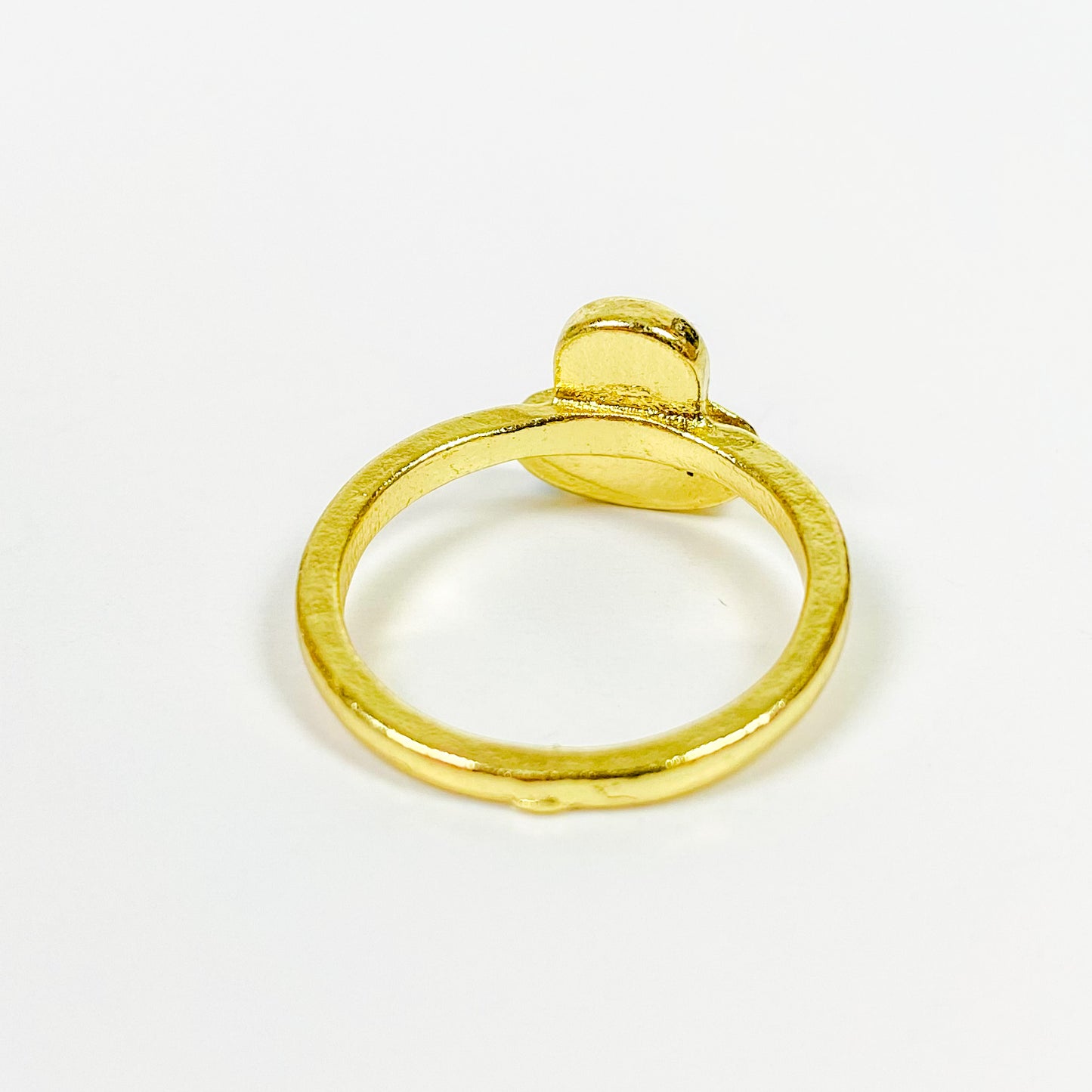 Vintage Mushroom Signet Ring Gold