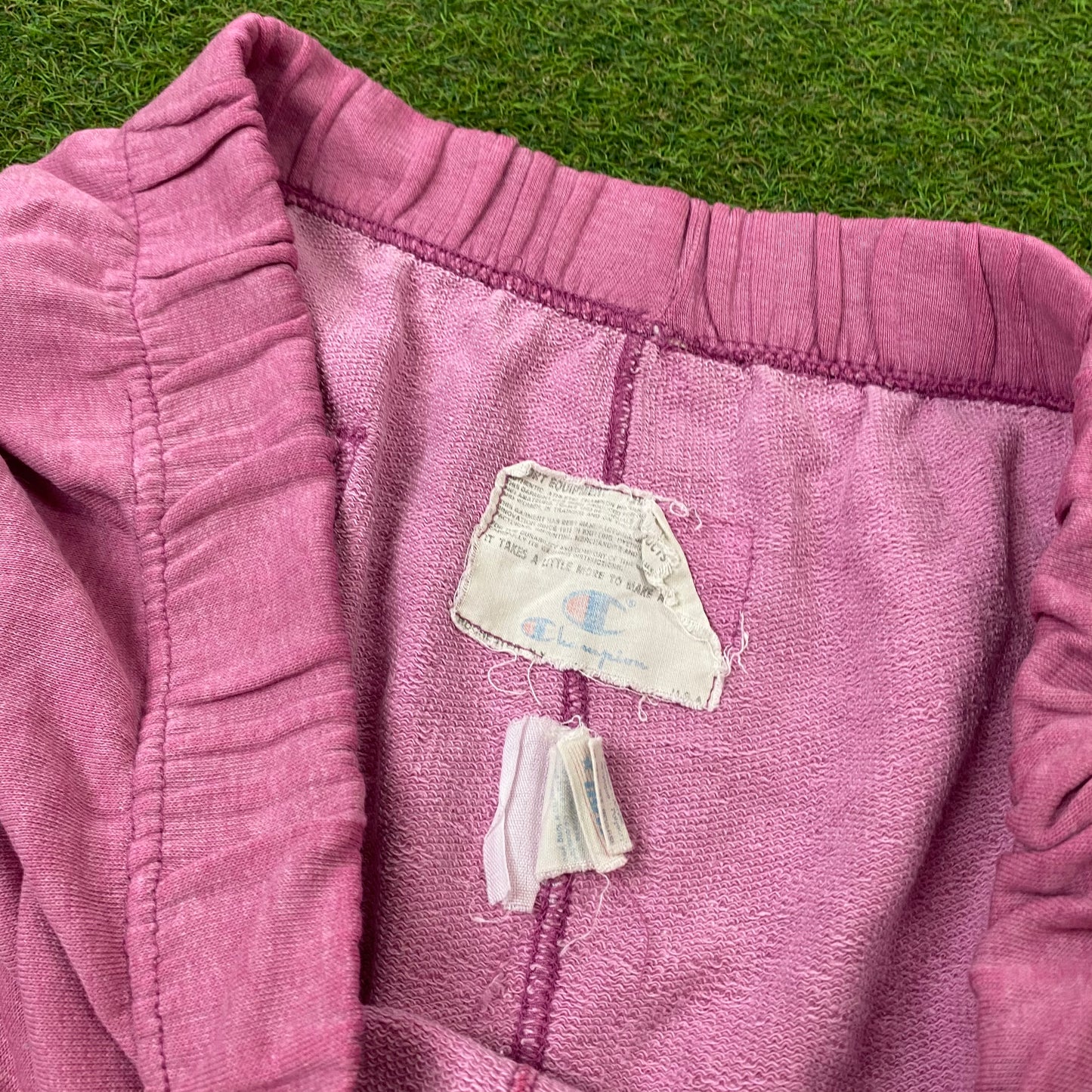 Retro 90s Champion Cotton Shorts Pink XL