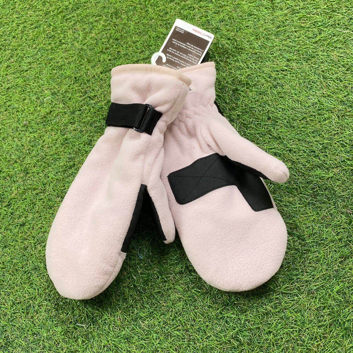 Vintage Nike Fleece Gloves Mittens Pink