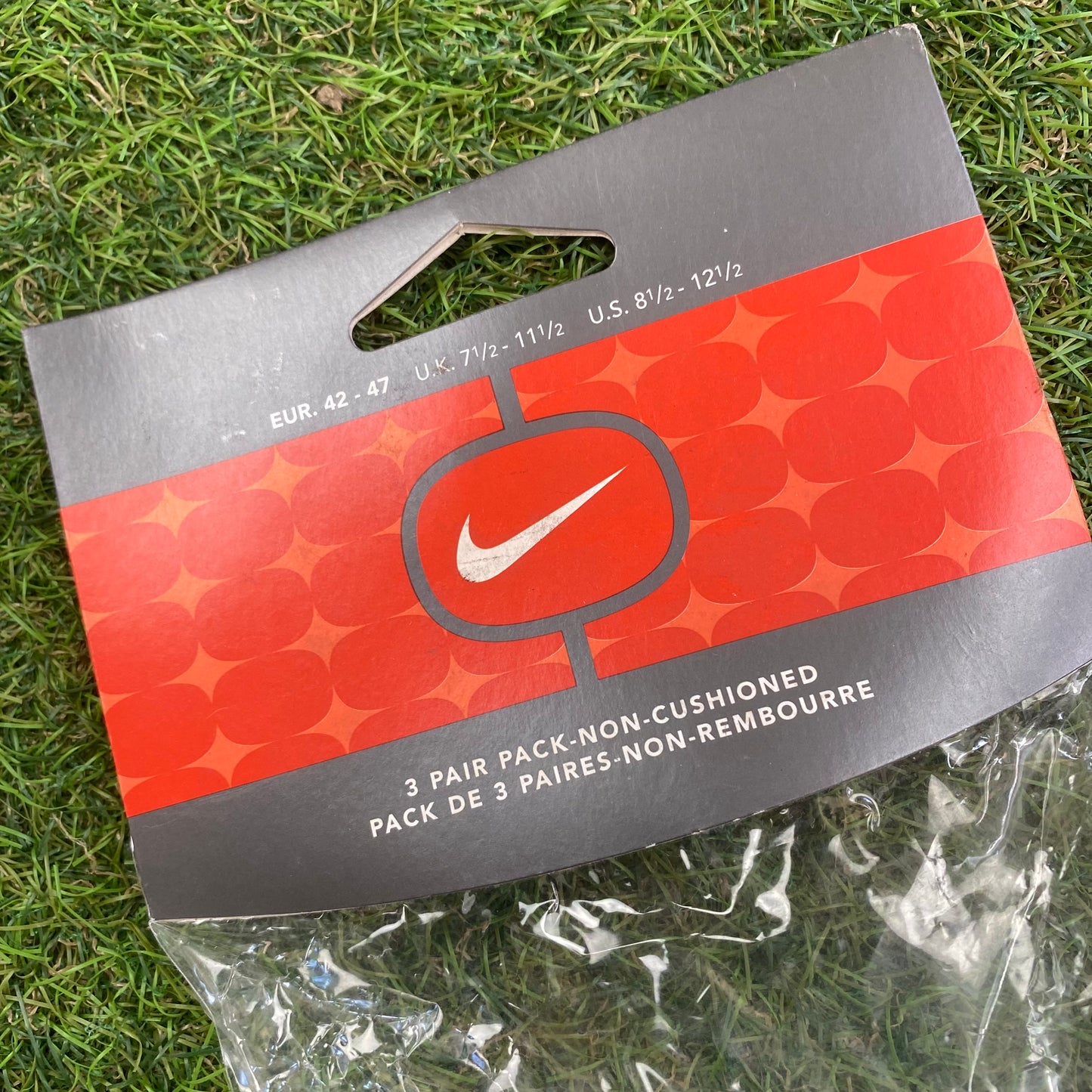 Vintage Nike Socks Colour 3 Pack White UK6-12