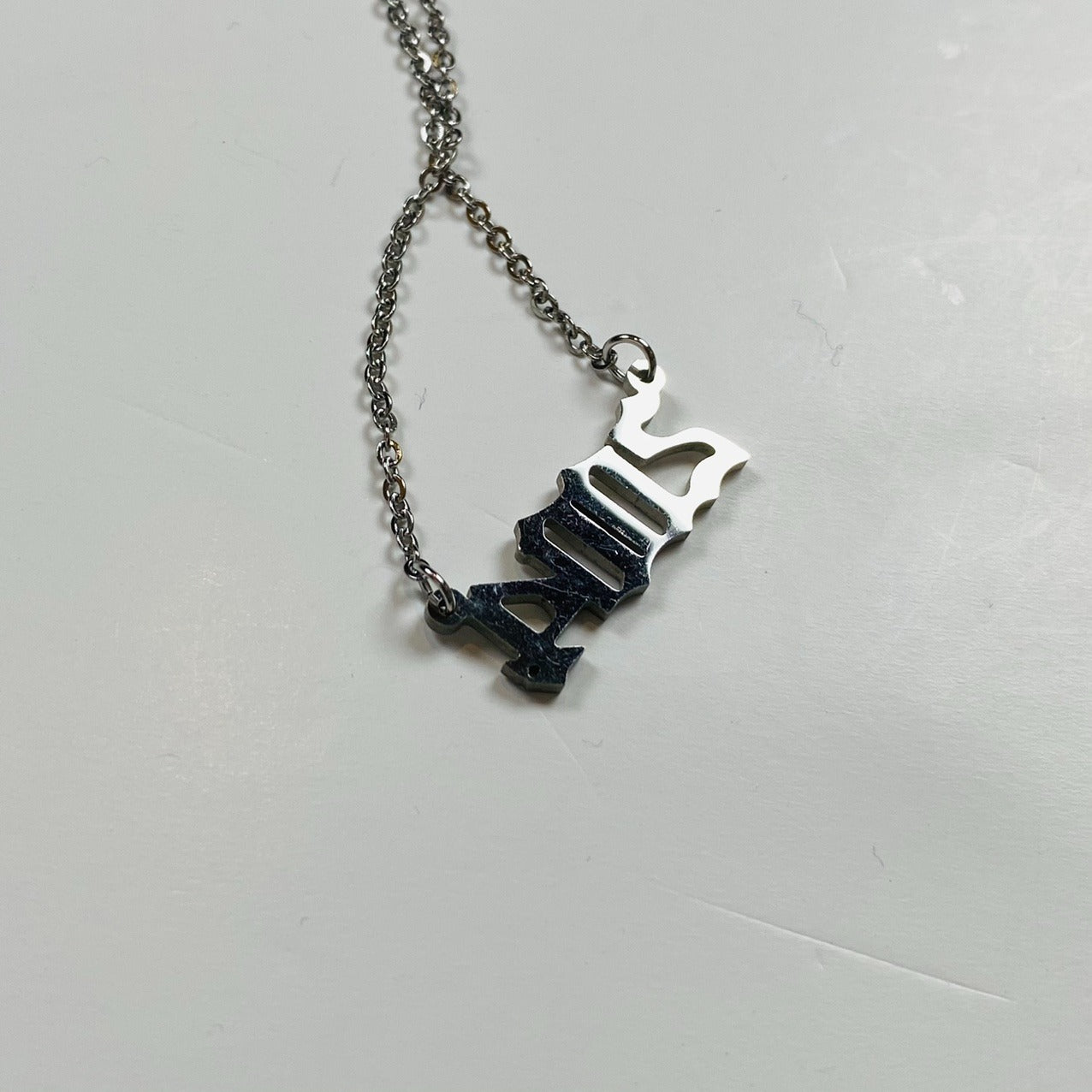 2004 Birth Year Necklace Chain Silver