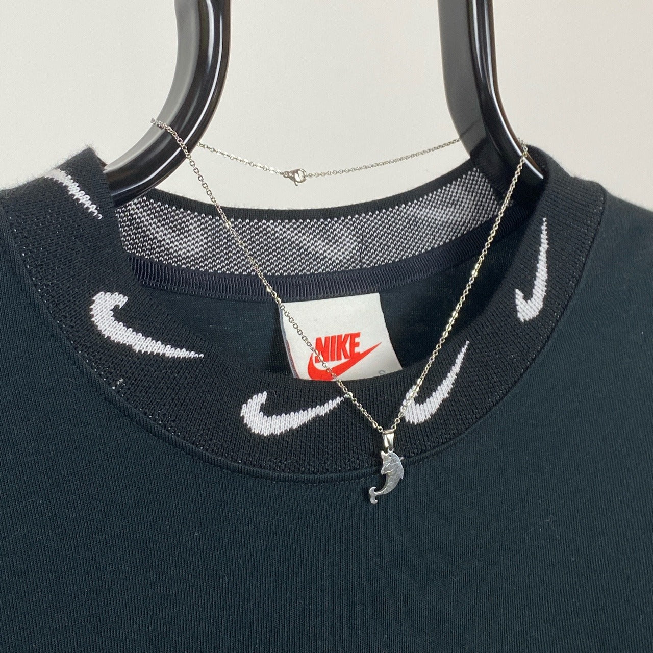 Dolphin Charm Necklace Chain Silver